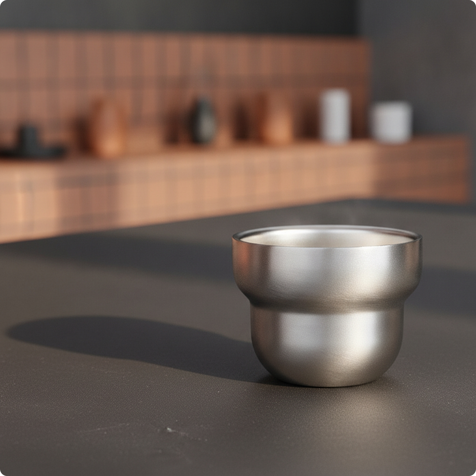Stainless Steel Cup Shatterproof Insulated-Wall Cup Food-Safe for Minimalists