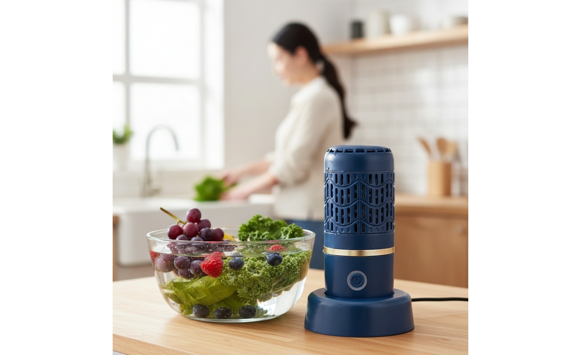 Fruit and Vegetable Washer USB Rechargeable Fruit and Vegetable Purifier
