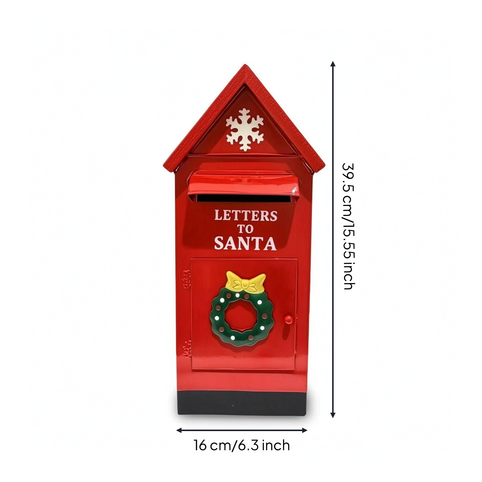 weihnachtsbriefkasten festlich Briefkasten-Ornament nostalgisch für Familien