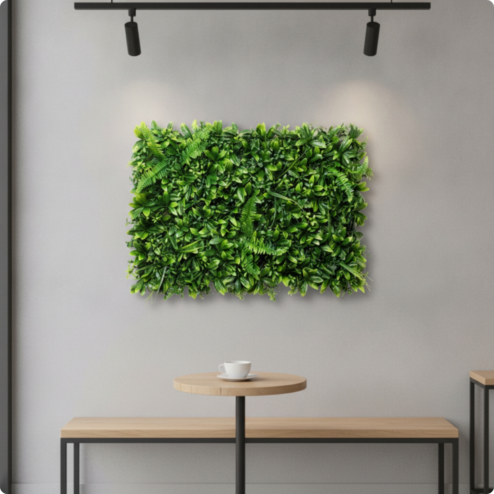 Künstliche Pflanzenwand Langlebig Kunstpflanzenwand Echt Aussehend für Zaun