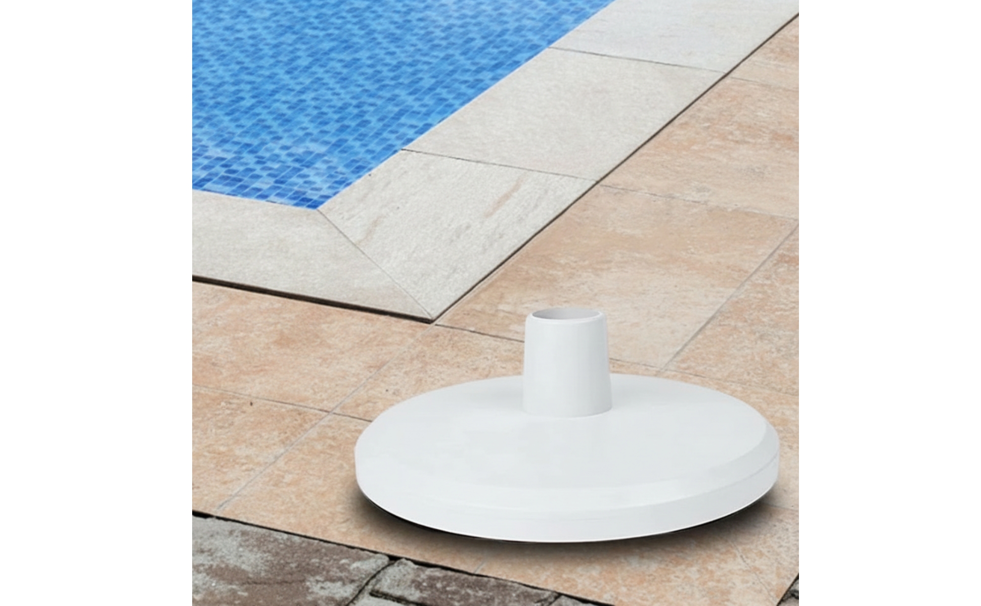 Skimmer-Vakuumplatte passgenau Vakuum-Adapterplatte dicht für Poolreinigung