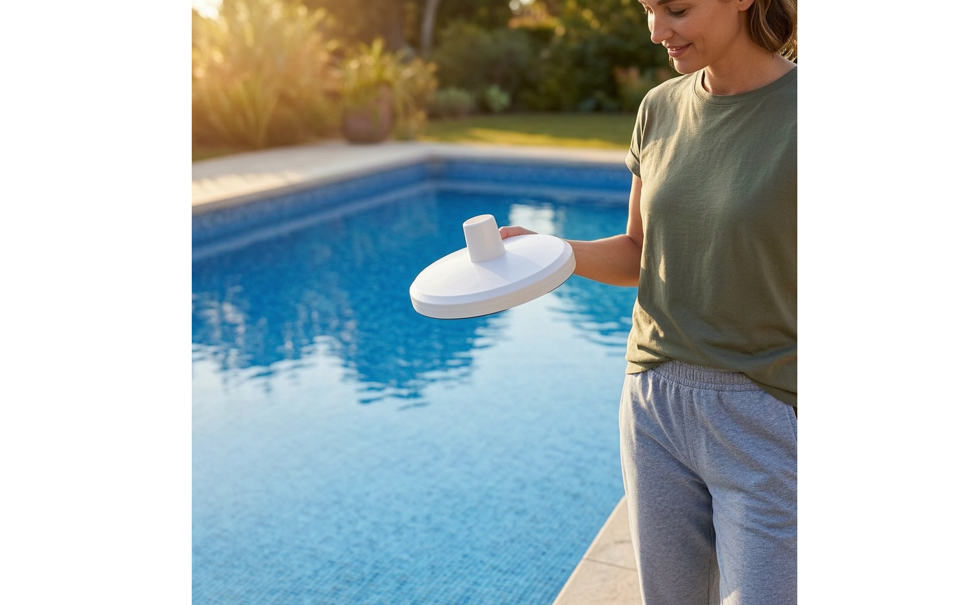 Skimmer-Vakuumplatte passgenau Vakuum-Adapterplatte dicht für Poolreinigung