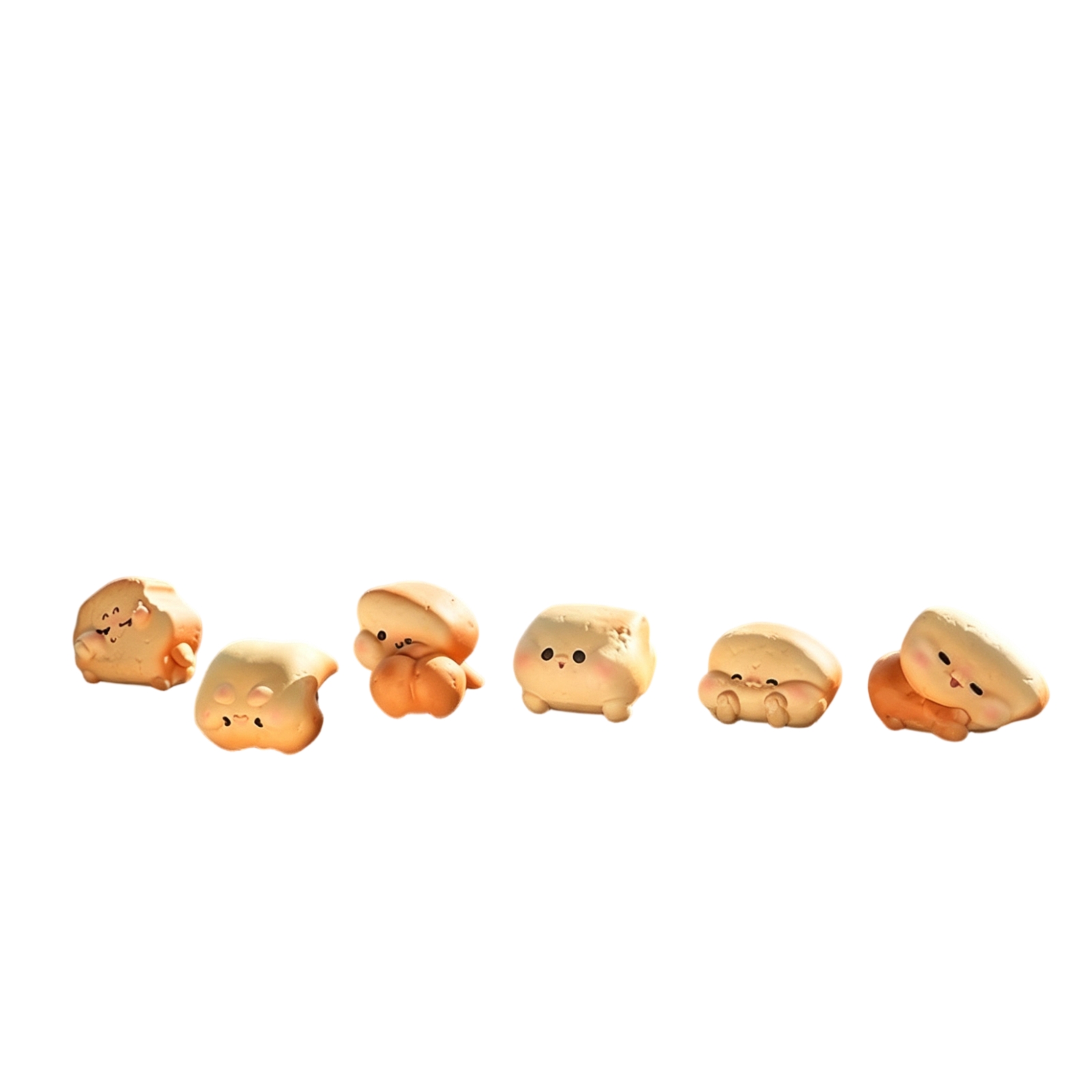 6 Stück Auto-Dekofigur winzig Armaturenbrett-Figur lustig für Schreibtisch,