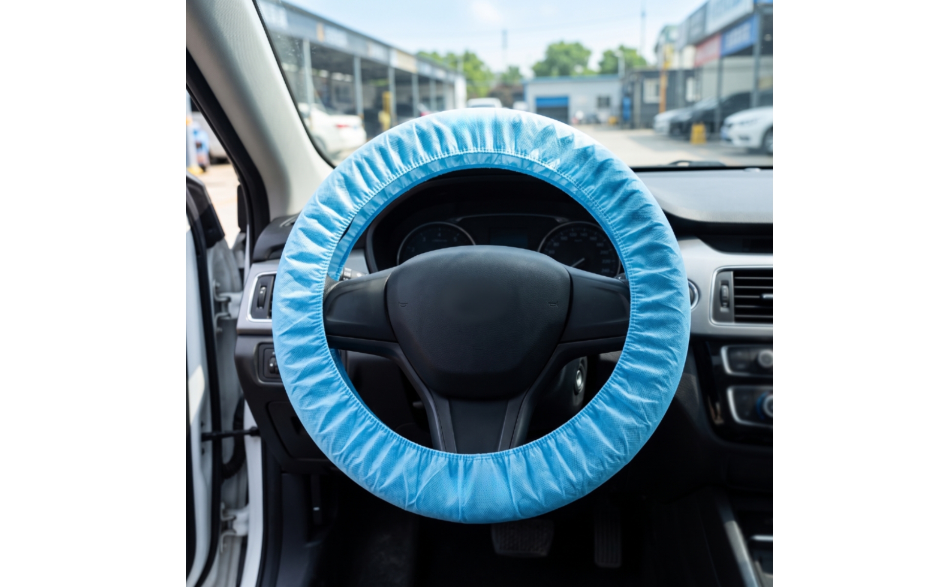 Car Accessory Nonwoven Disposable Steering Wheel Cover Dust-Resistant