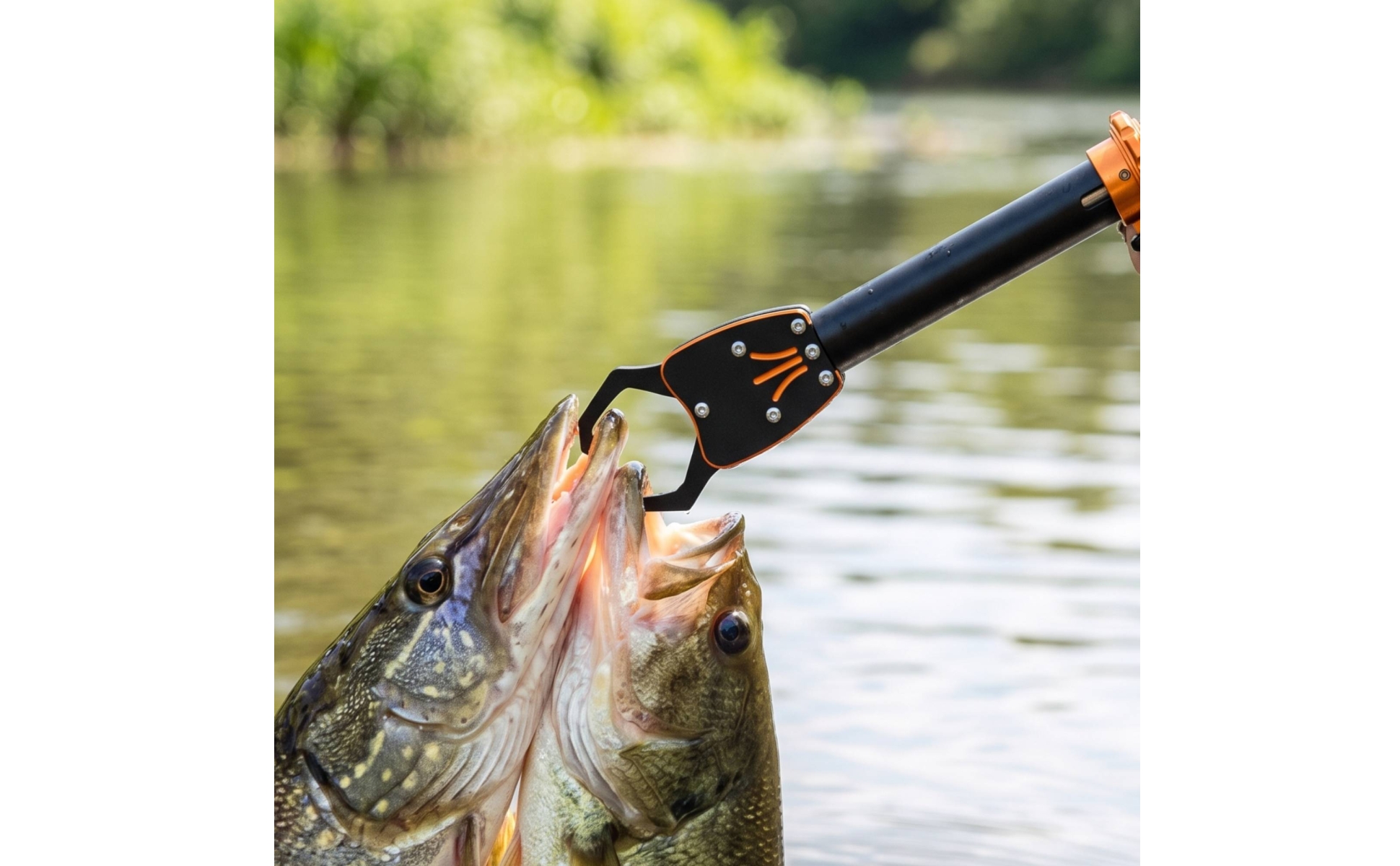 Catch Gripper Style Catch Lip Gripper Textured Grip for Anglers, Fishermen