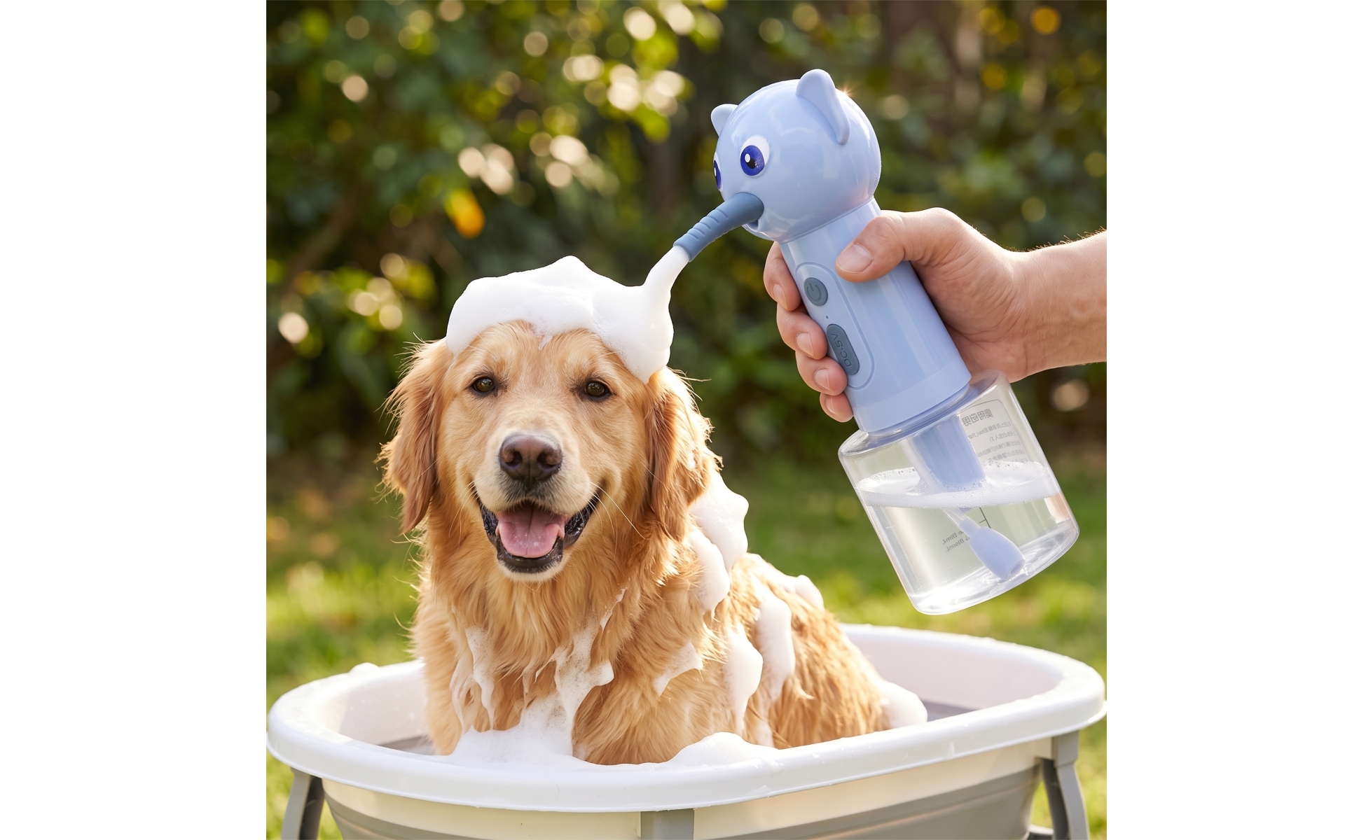 Elektrischer Hundebad-Schäumer elektrisch elektrischer Tierschaumspender