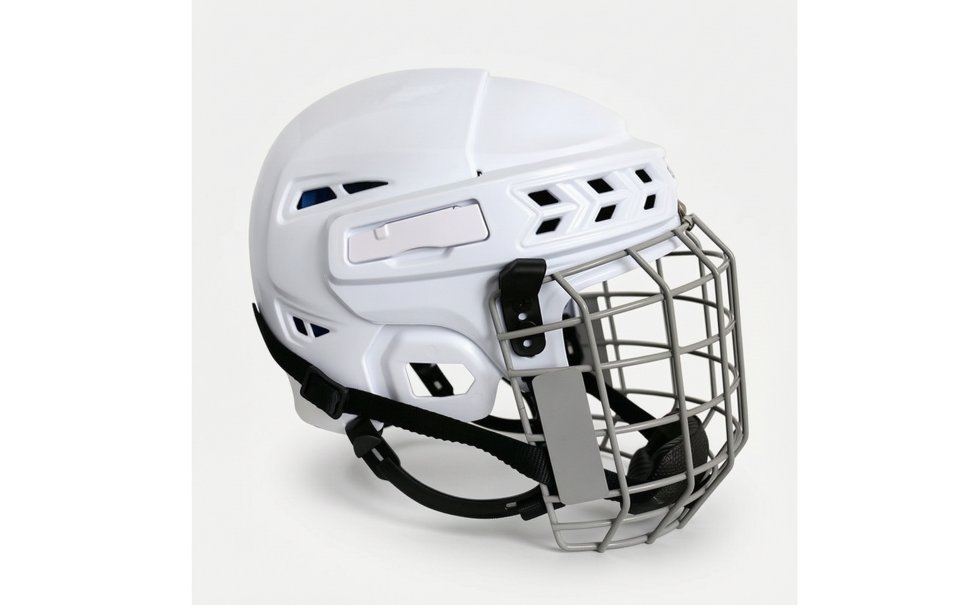 Helmet with Face Cage Safety Goalie Helmet Vented for Athletes, Goalkeepers