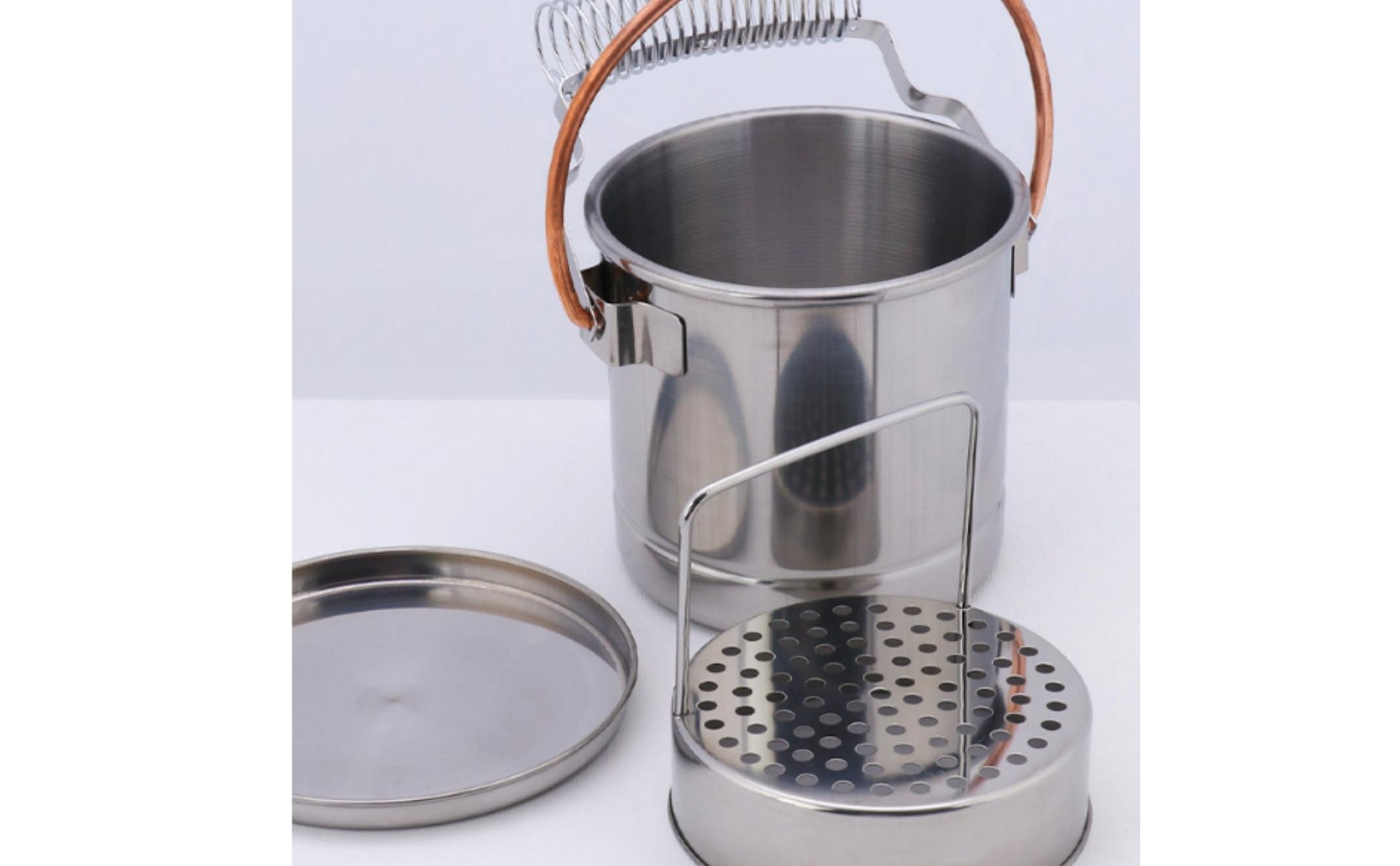 Paint Brush Washing Container Stainless Steel Brush Washing Container With