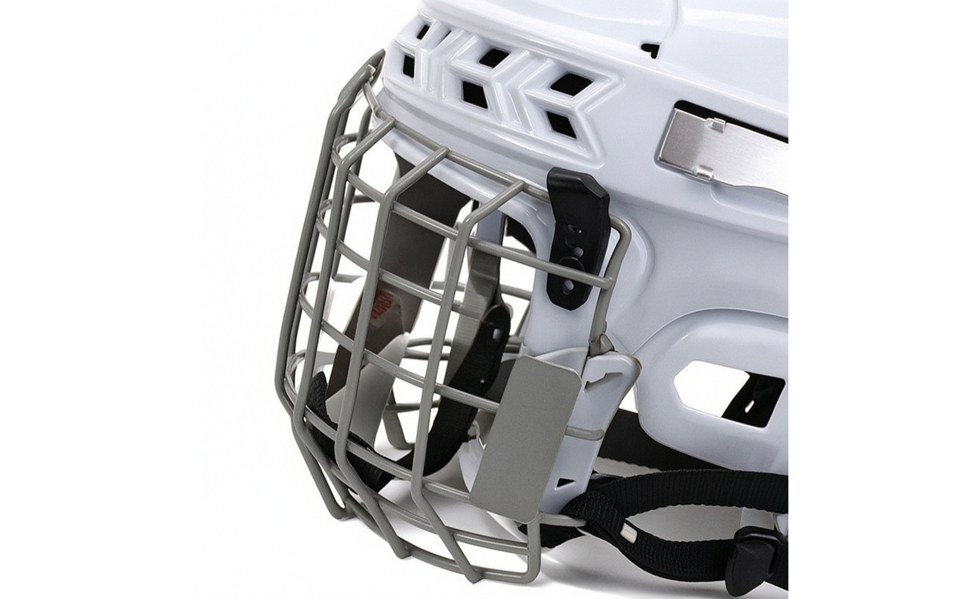 Helmet with Face Cage Safety Goalie Helmet Vented for Athletes, Goalkeepers