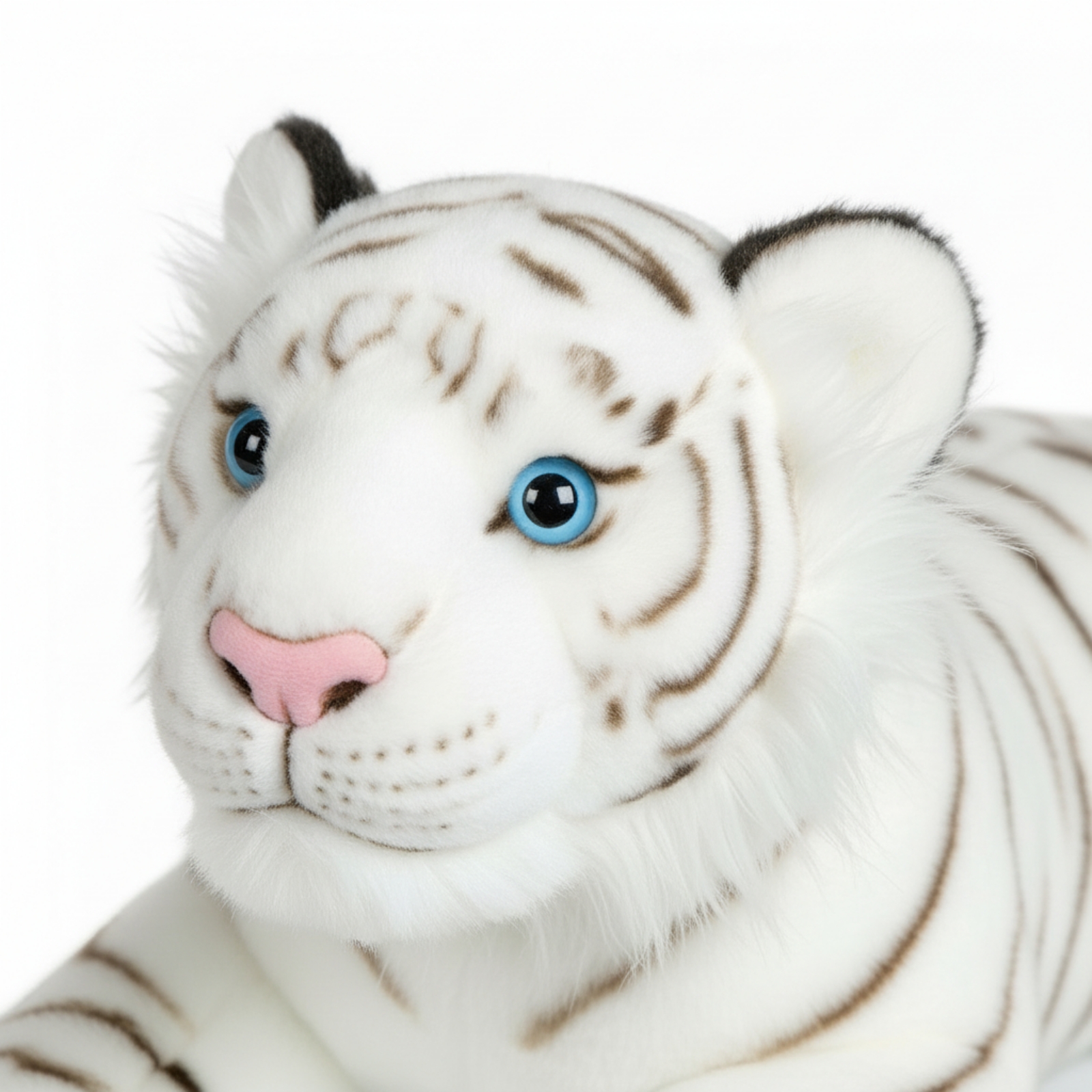 Plüschtiger Weiß Kuscheltiger Flauschig für Kinder, Babys - Produktbild 7