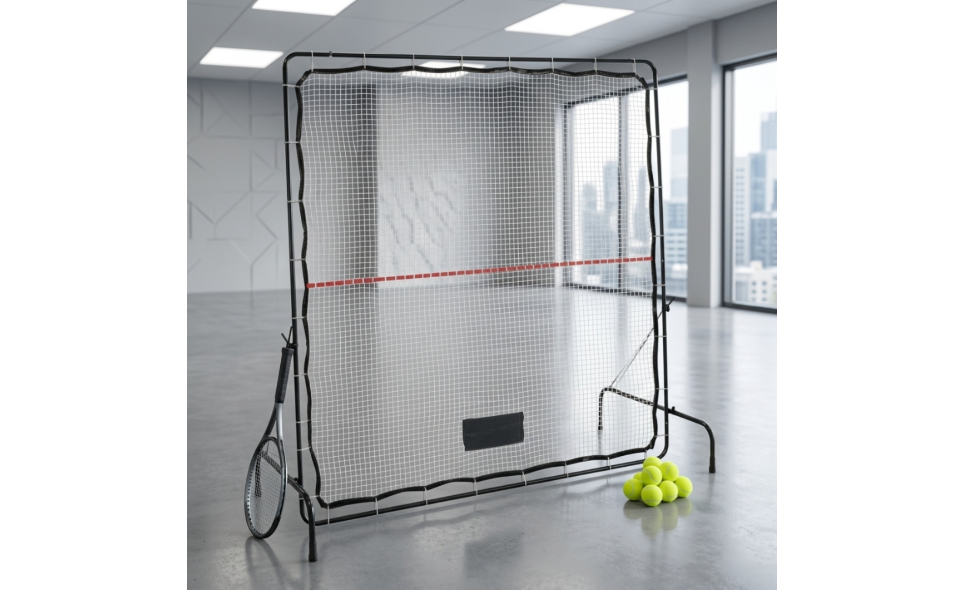 Tennis Rebounder Net Foldable Tennis Rebounder Freestanding for Backyard