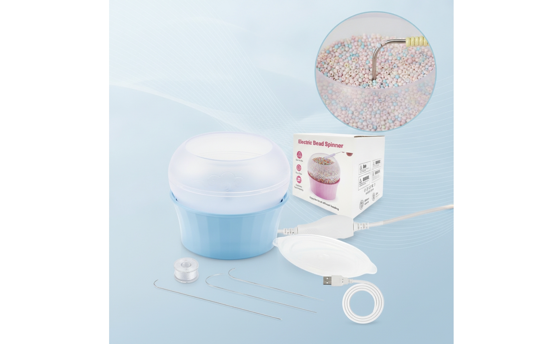 Electric Bead USB-Powered Bead with Adjustable Speed