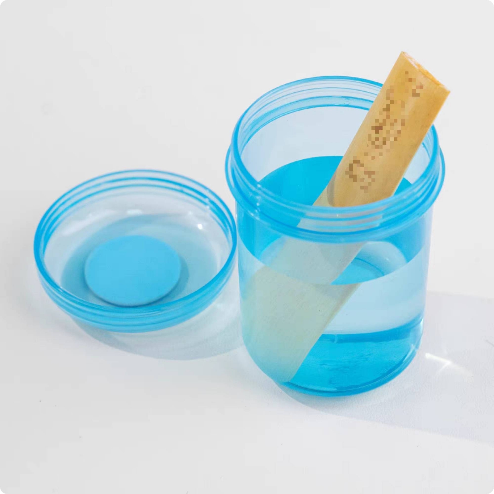 Wässerungsbecher mit magnetisch platzsparend rohrblattbecher mit klettband - Produktbild 4