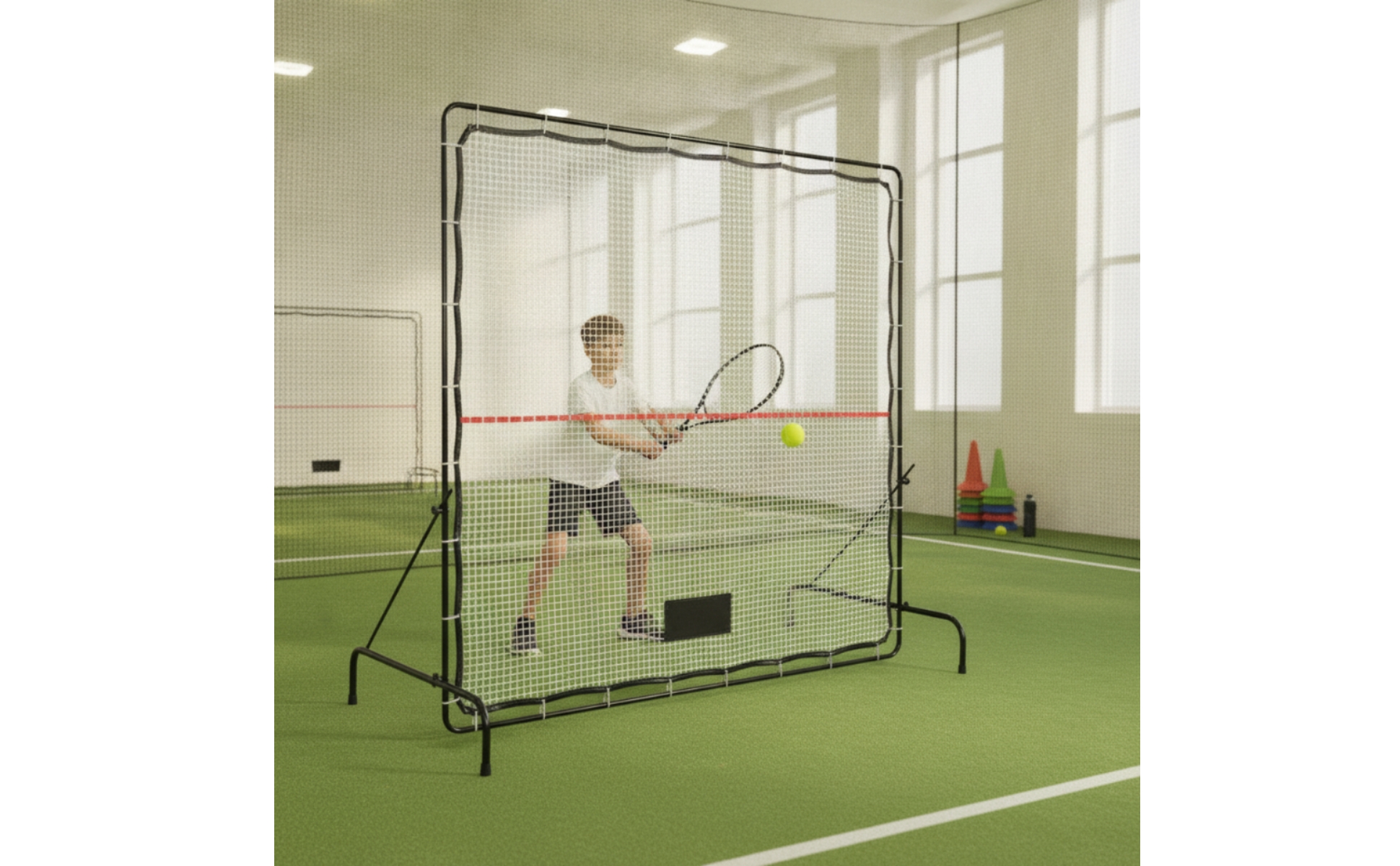 Tennis Rebounder Net Foldable Tennis Rebounder Freestanding for Backyard