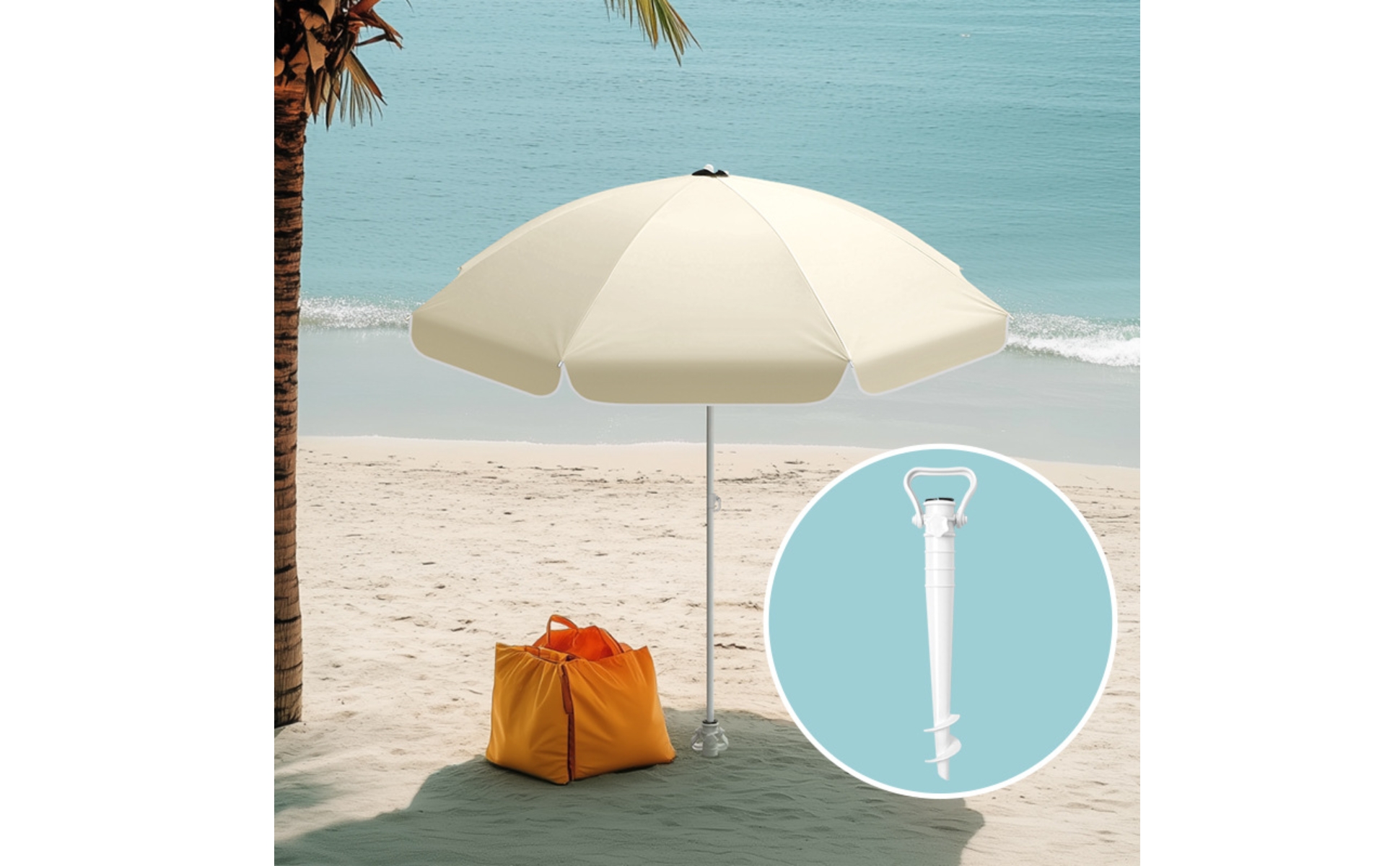 Beach Umbrella Anchor Lightweight Umbrella Sand Anchor Portable for Beachgoers