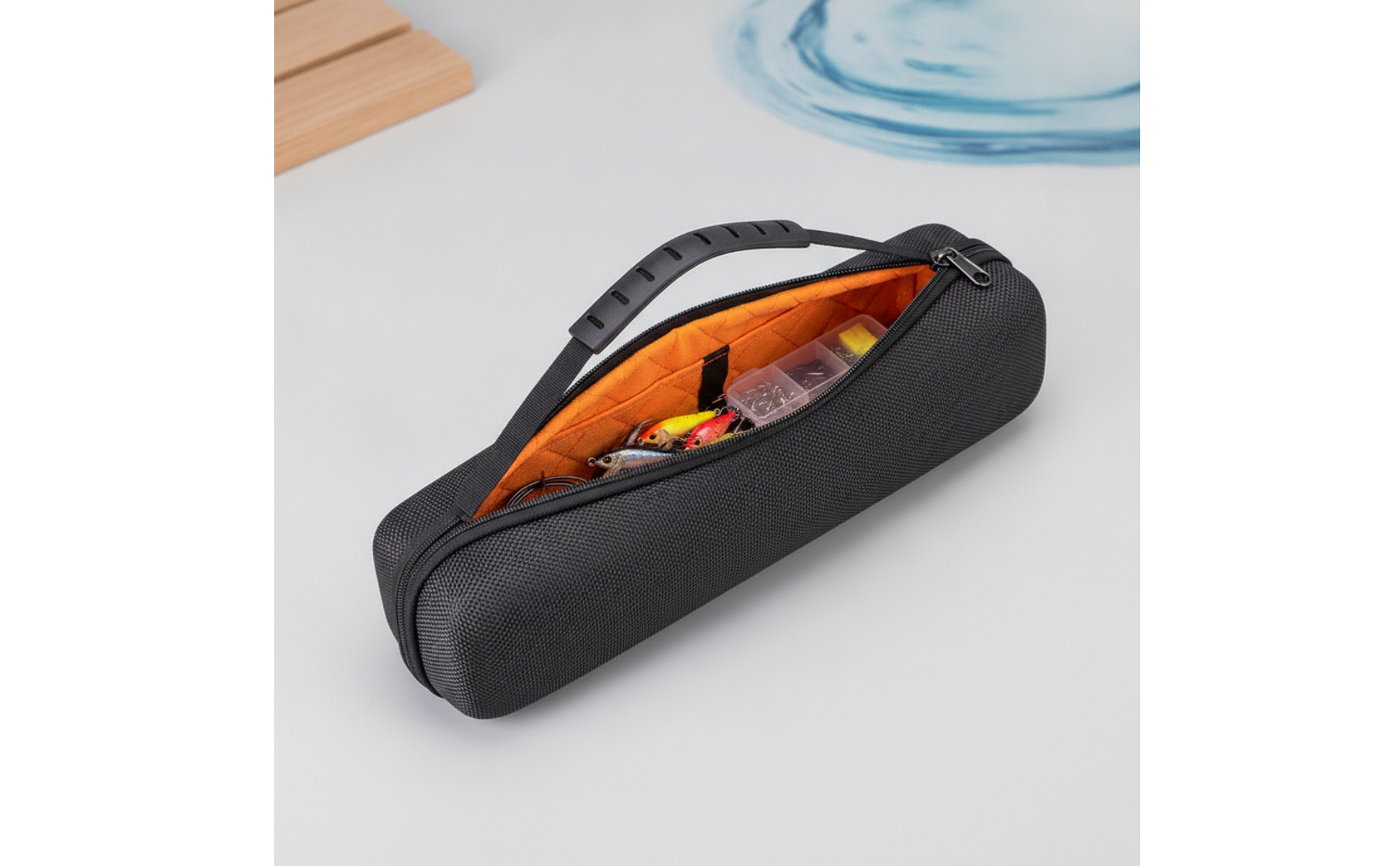 Fishing Rod Case Compact Fishing Rod Case with Handle Portable for Fishermen