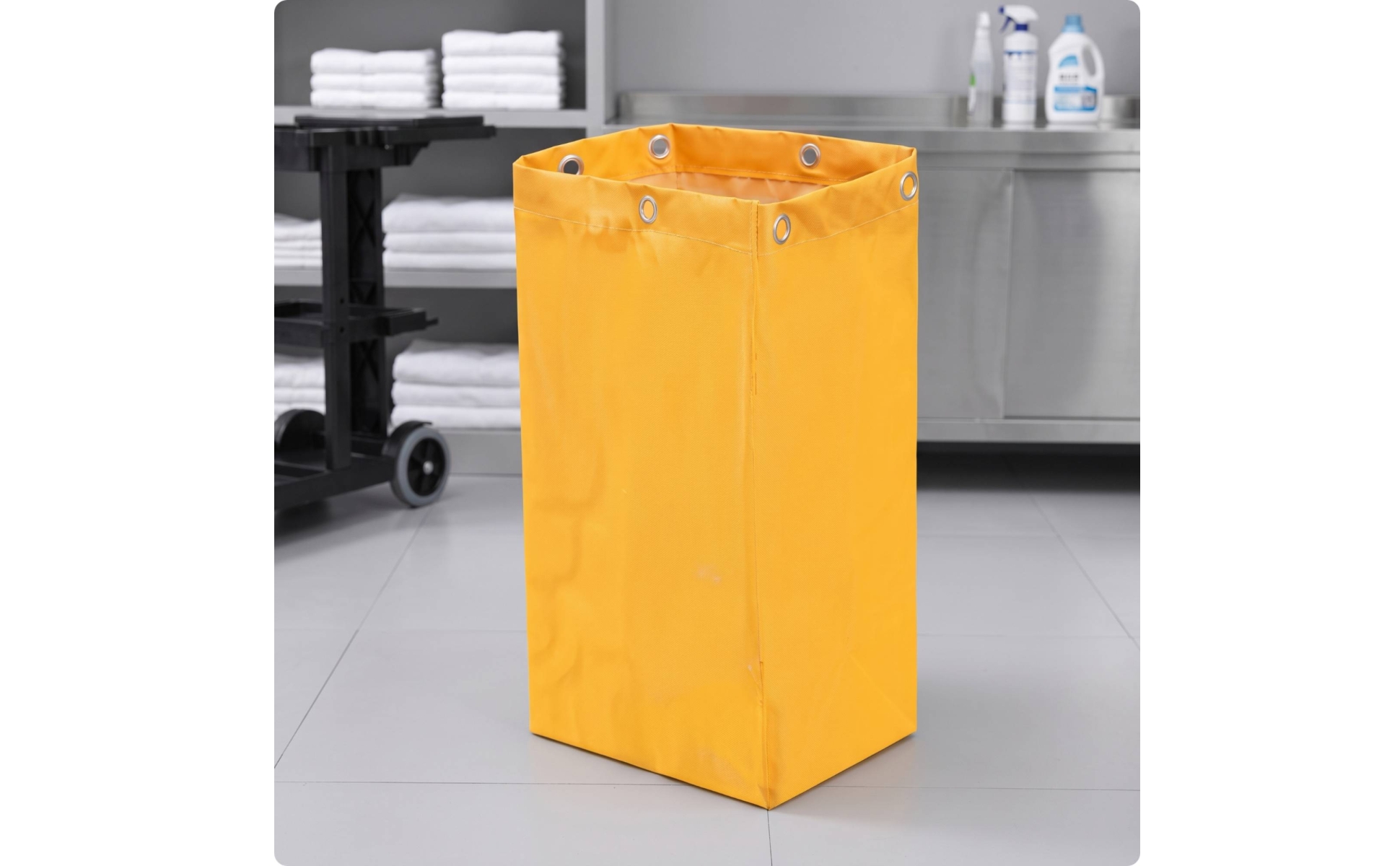 Janitorial Cart Replacement Bag Heavy-Duty for Cleaning Carts, Hotels, Janitors