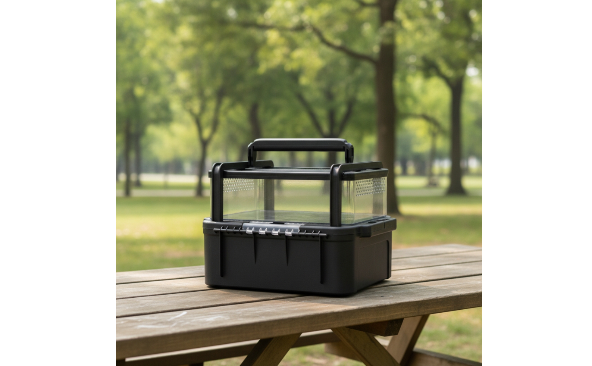 Reptile Carrier Portable Reptile Transport Box Ventilated for Travel, Outdoor