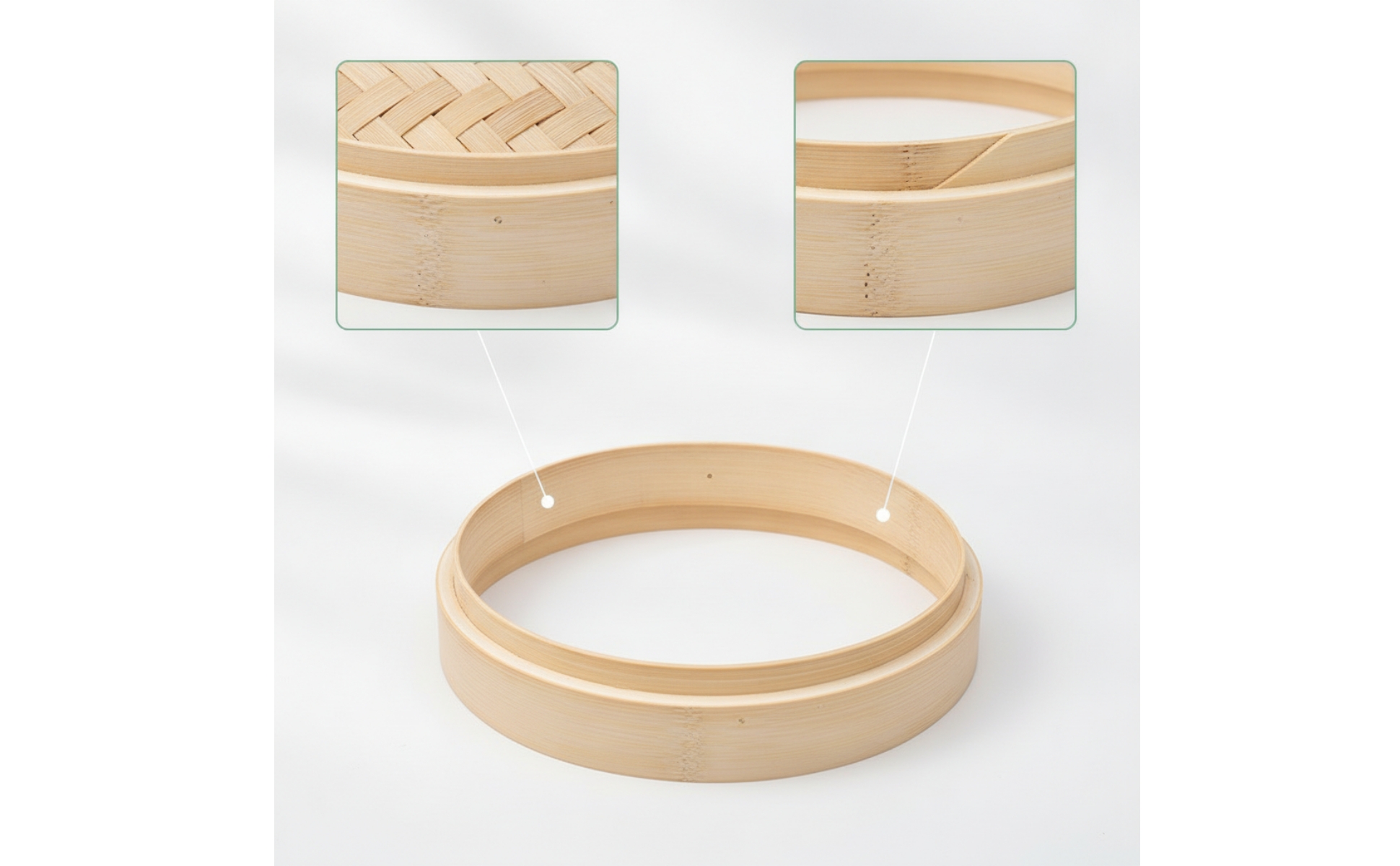 Bamboo Steamer Height Extension Stackable Bamboo Steamer Extension Extension