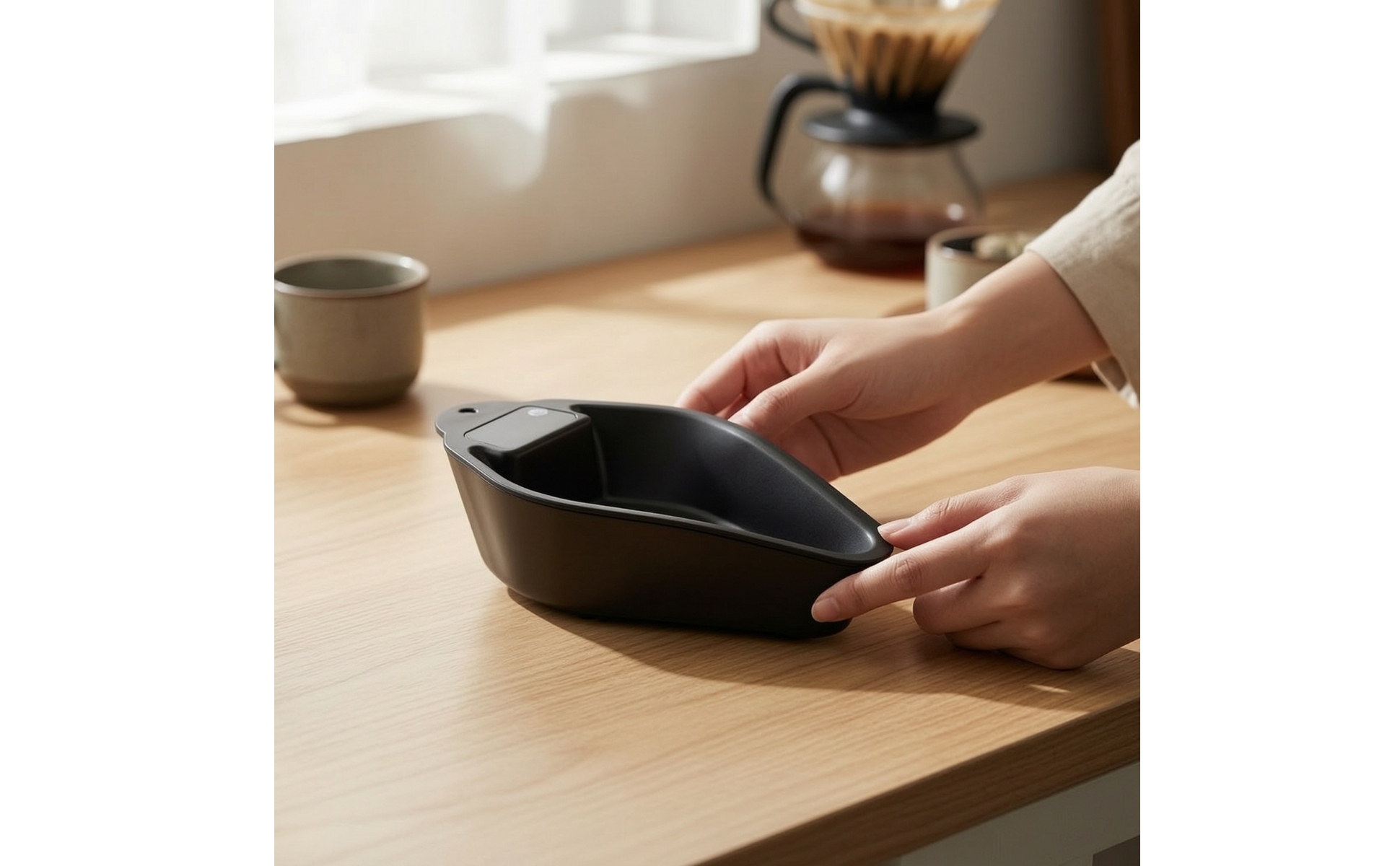 Coffee Dosing Tray Digital Coffee Dosing Tray with Scale Rechargeable