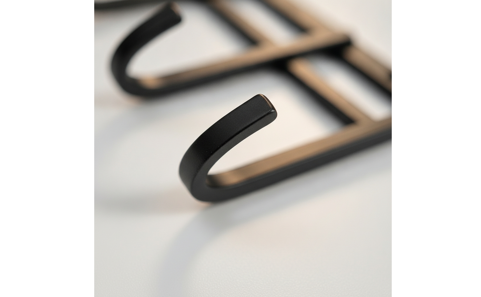 2 Pieces Wall-Mounted Coat Rack with Hooks Slim Coat Rack with Hooks for Kitchen