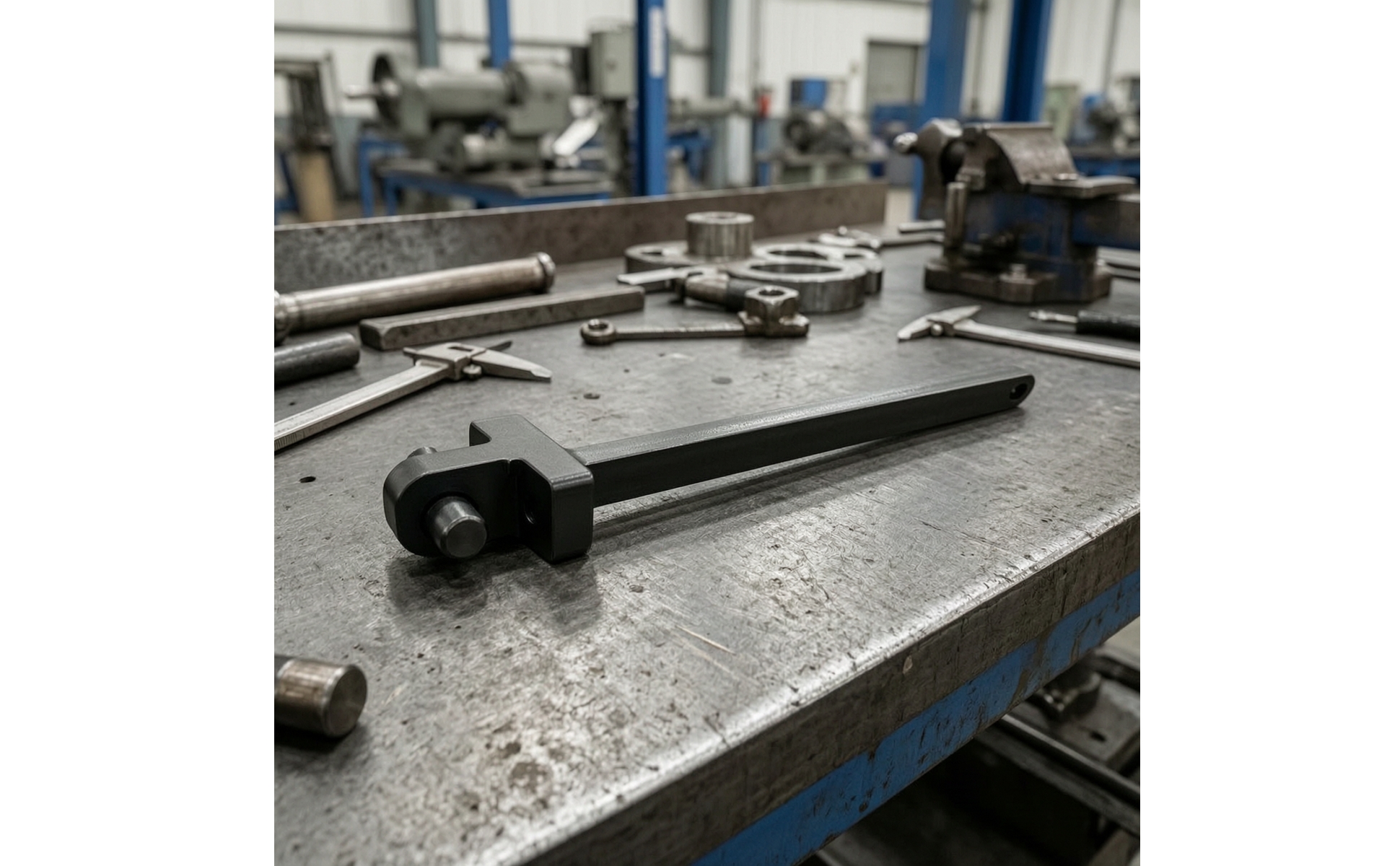 Flange Pin Wrench Heavy-Duty Flange Wrench with Pin Long-Handled for Pipefitters