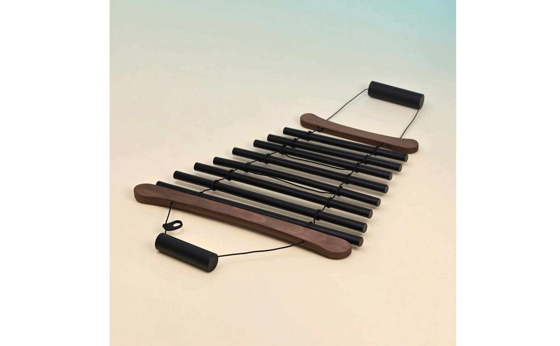 Wind Chime with Mallet 10-Tone Bar Chime with Bag Suspended for Home, Meditators