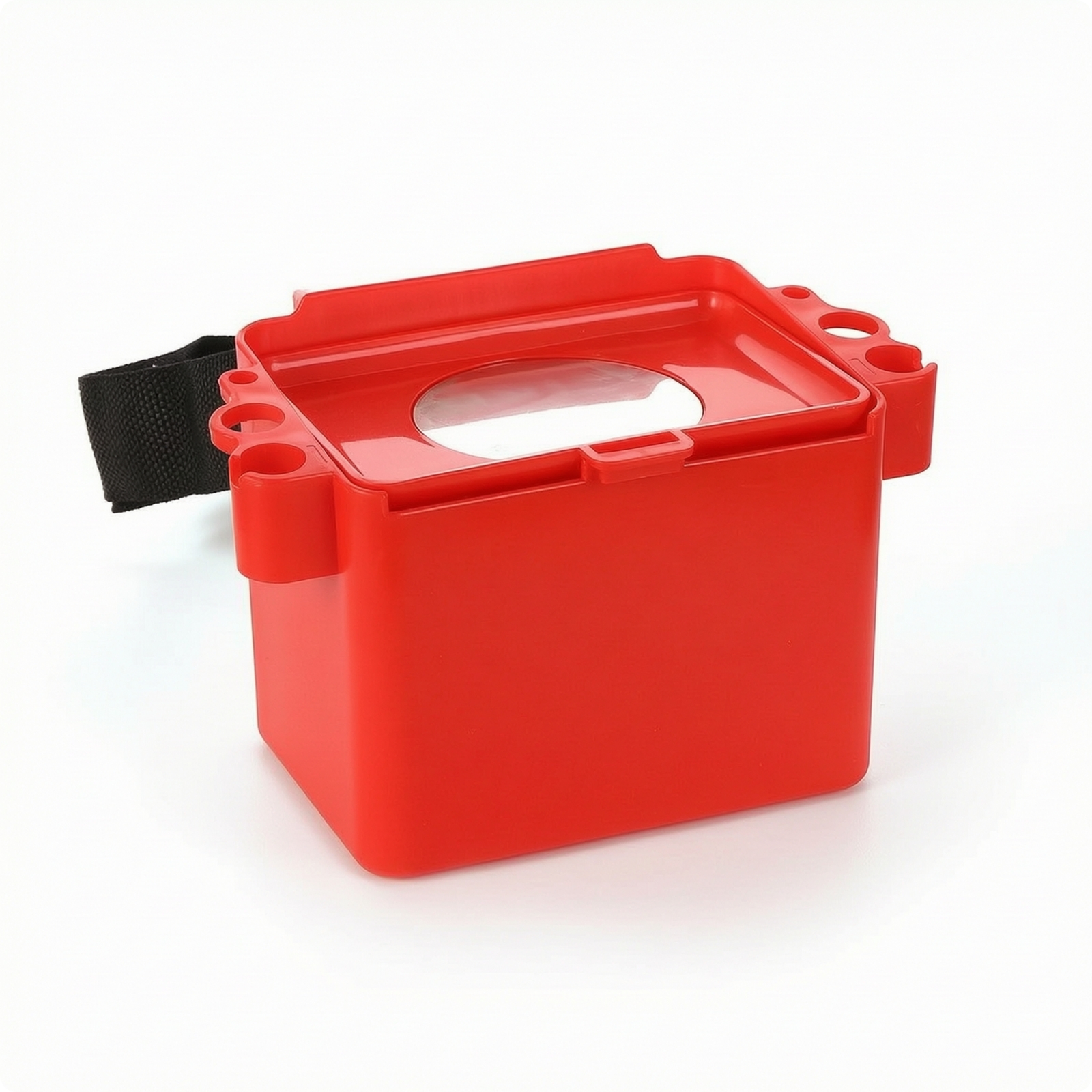 Box with Waist Strap Adjustable Fishing Container with Belt