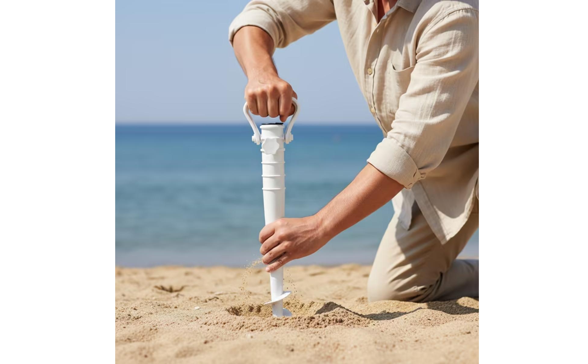 Beach Umbrella Anchor Lightweight Umbrella Sand Anchor Portable for Beachgoers
