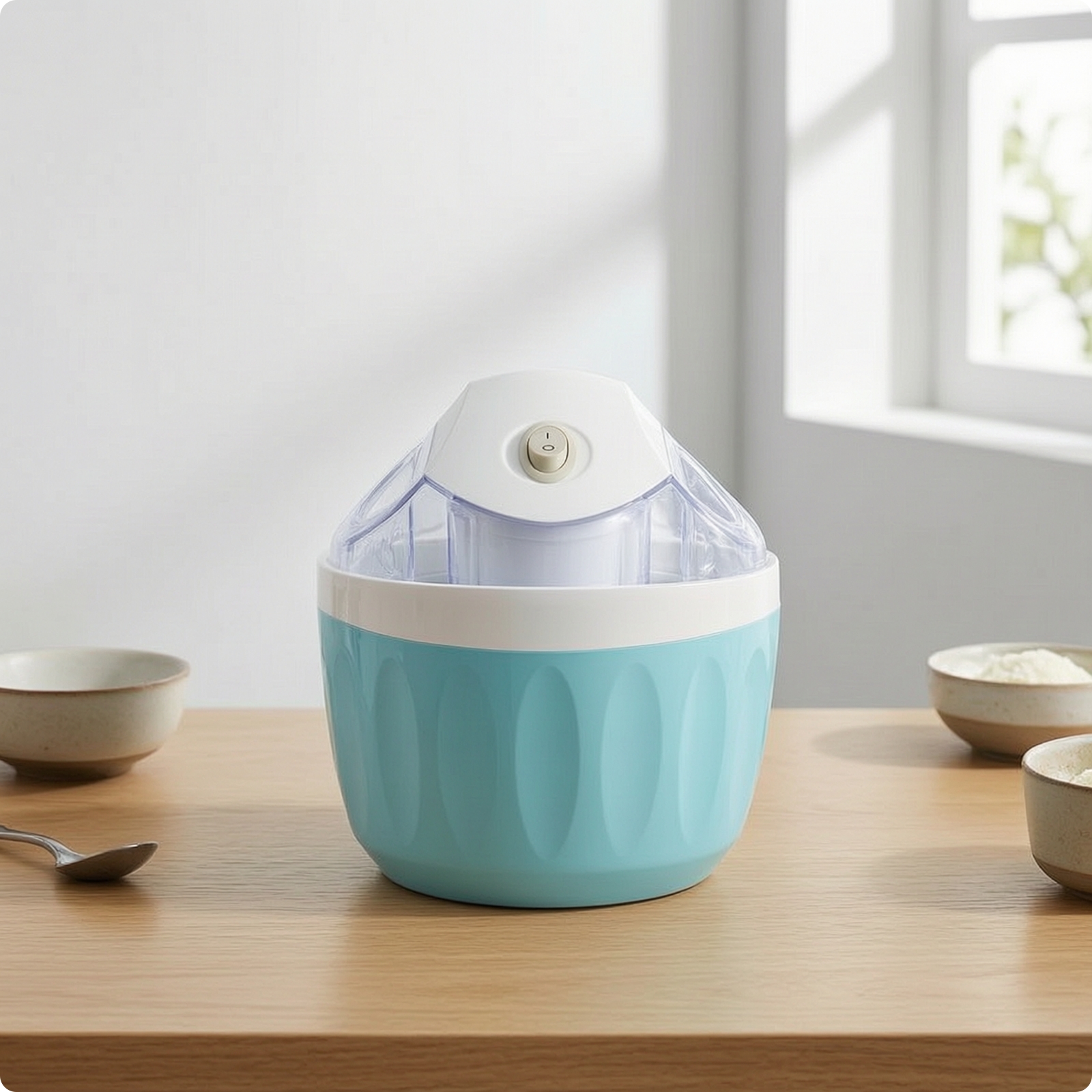 Ice Cream Maker Compact Ice Cream Machine Free for Beginners