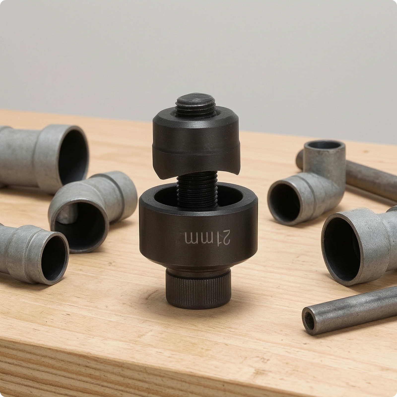 Sheet Metal Punch Sturdy Punch-out Punch Machined for Sink Installation, Diyers