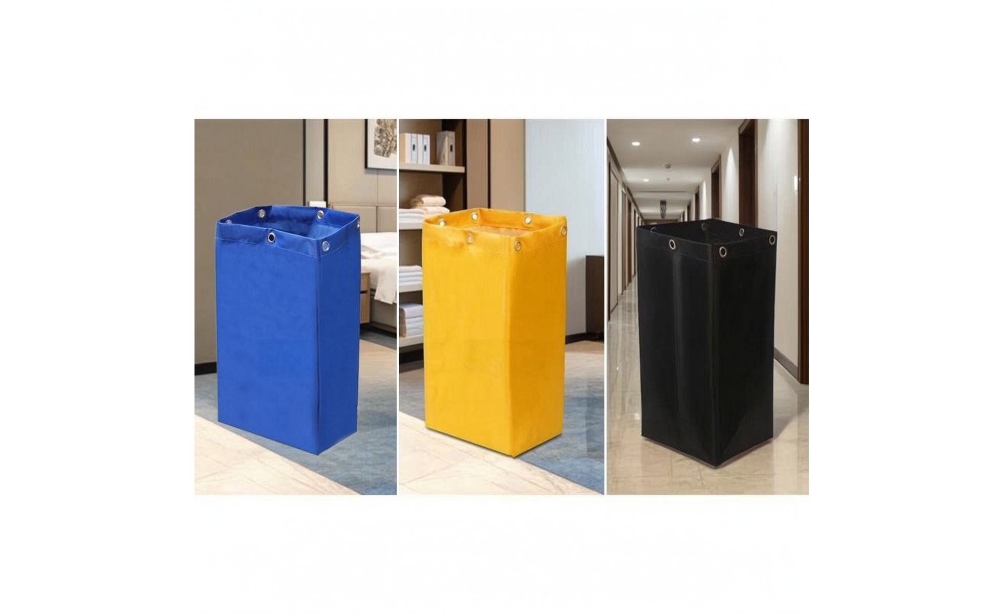 Janitorial Cart Replacement Bag Heavy-Duty for Cleaning Carts, Hotels, Janitors