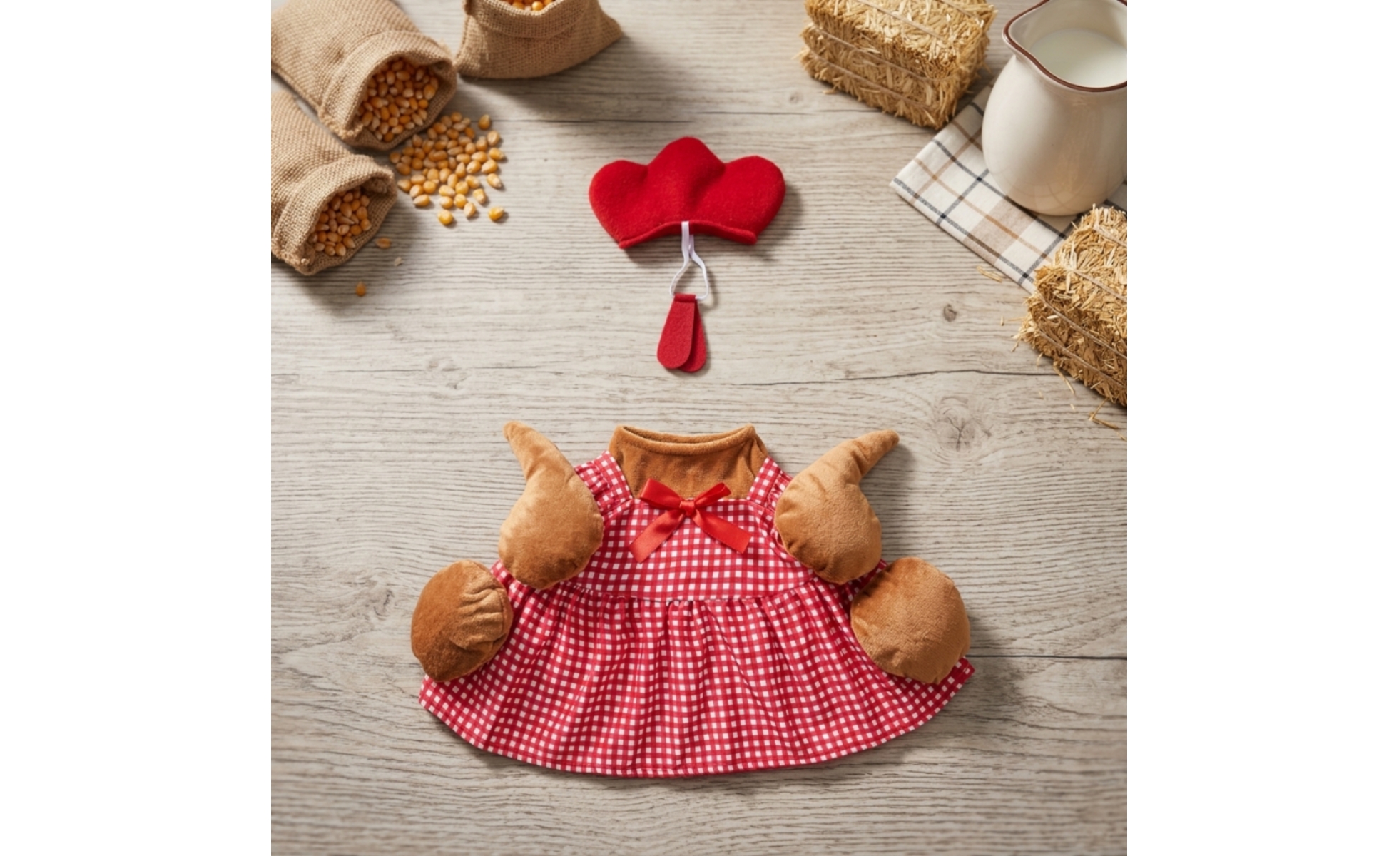 Goose Outfit Thanksgiving-Themed Goose Clothes Turkey-Shaped for Porch, Garden