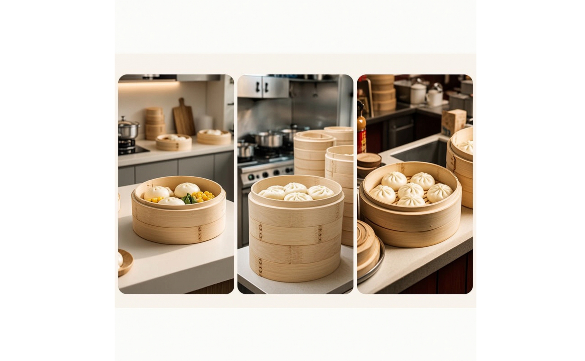 Bamboo Steamer Height Extension Stackable Bamboo Steamer Extension Extension