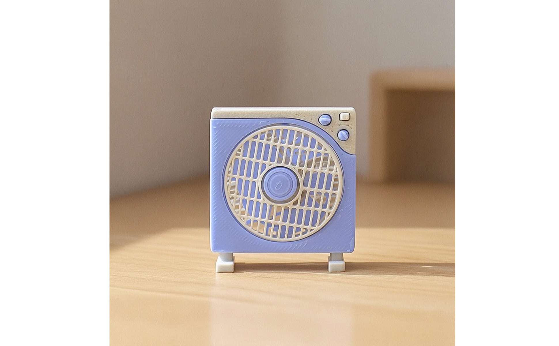 Miniature Fan Model Vintage-Style Dollhouse Fan Retro for Photo Props, Hobbyists