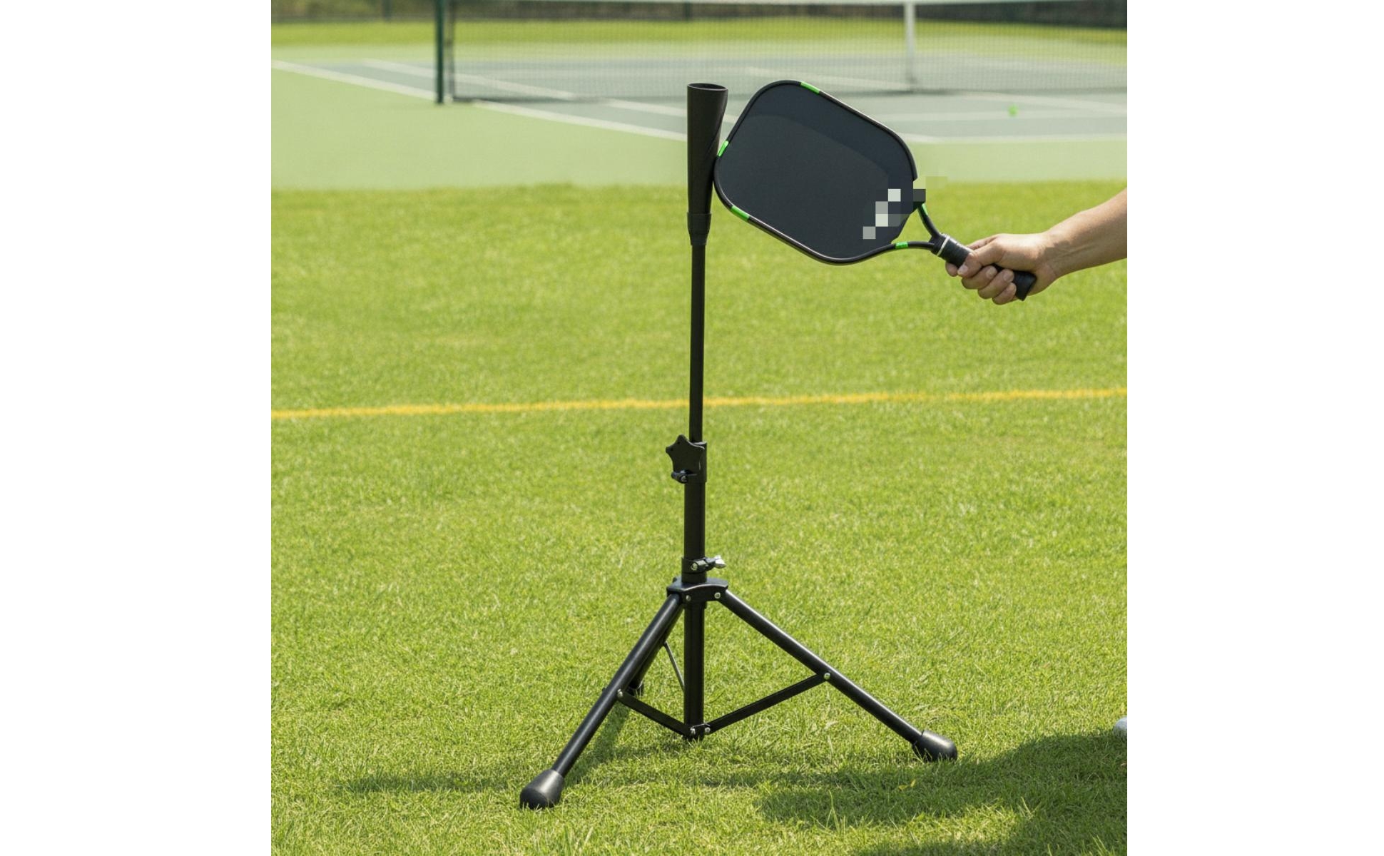 Backhand Flick Practice Aid Solo Pickleball Training Aid Adjustable-Height