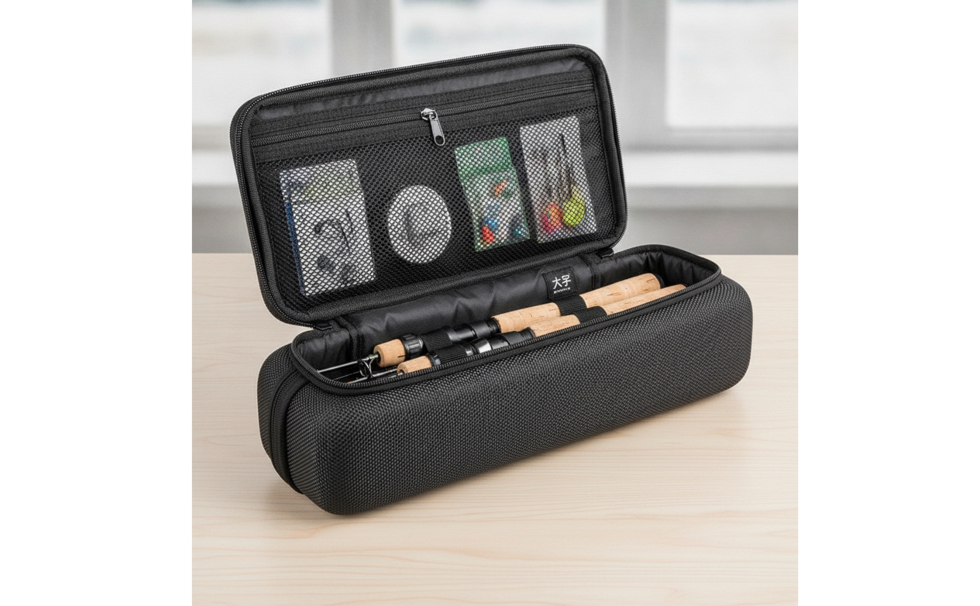 Fishing Rod Case Compact Fishing Rod Case with Handle Portable for Fishermen