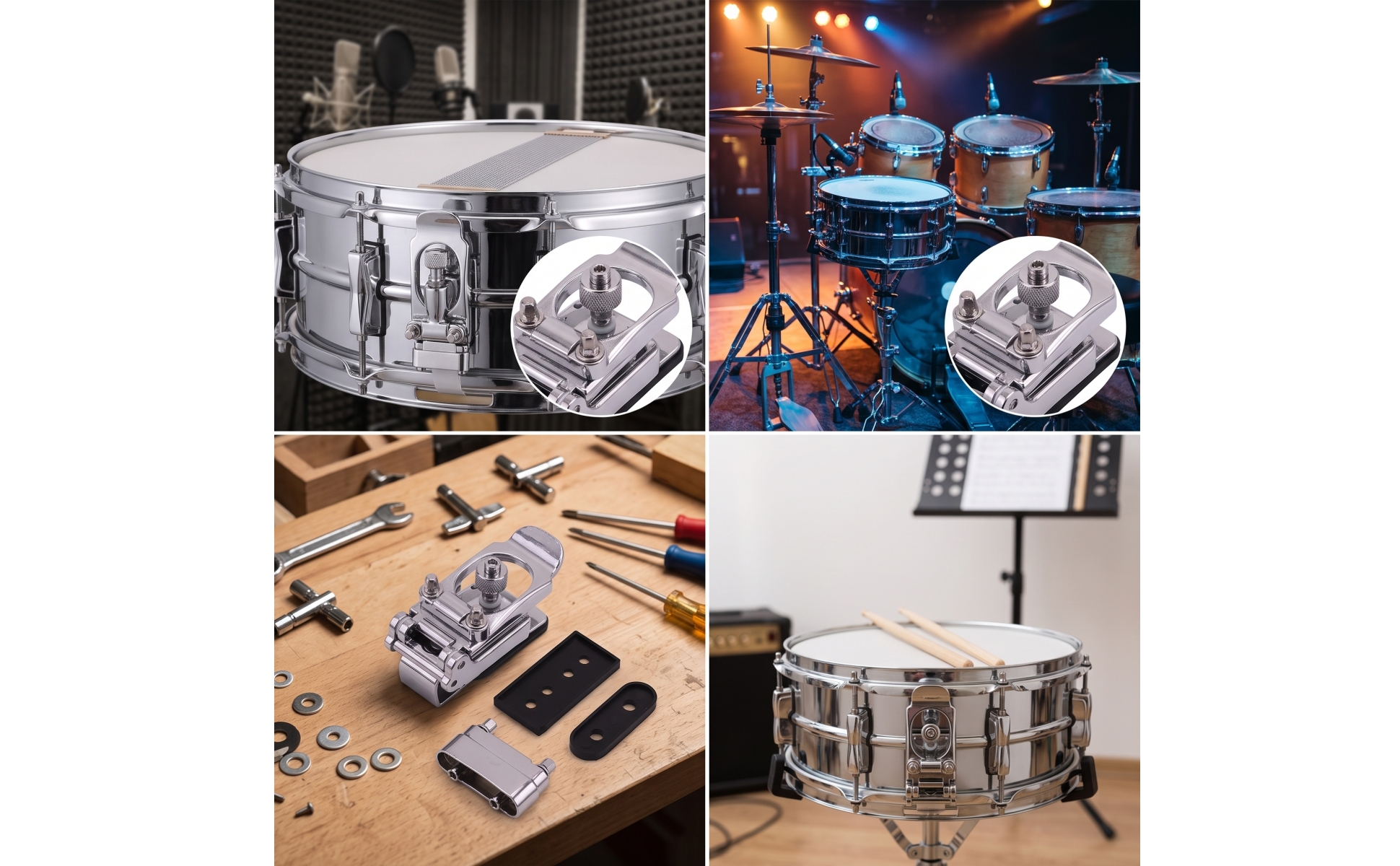 Snare Drum Strainer Adjustable Snare Drum Throw off Precision for Drummers