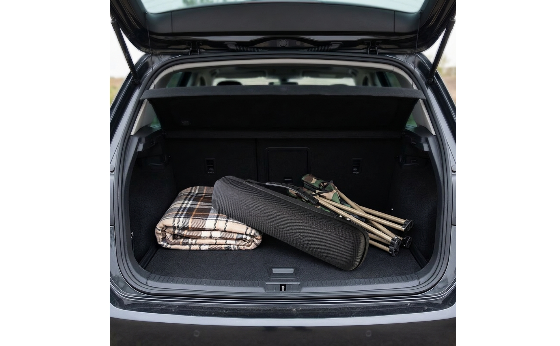 Fishing Rod Case Compact Fishing Rod Case with Handle Portable for Fishermen