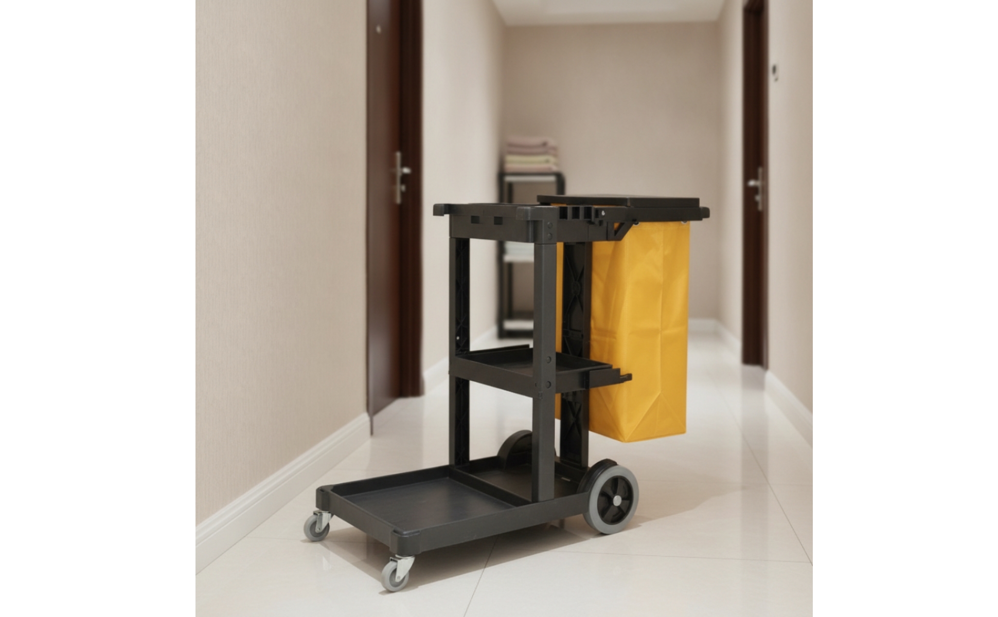 Janitorial Cart Replacement Bag Heavy-Duty for Cleaning Carts, Hotels, Janitors