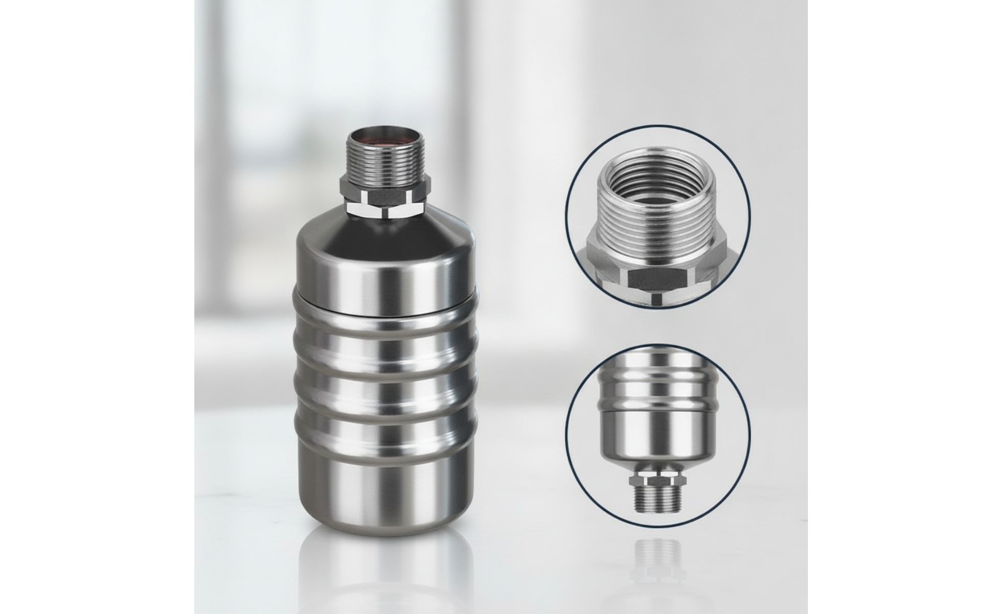 Water Tank Buoyant Valve Stainless Steel Automatic Buoyant Valve Threaded