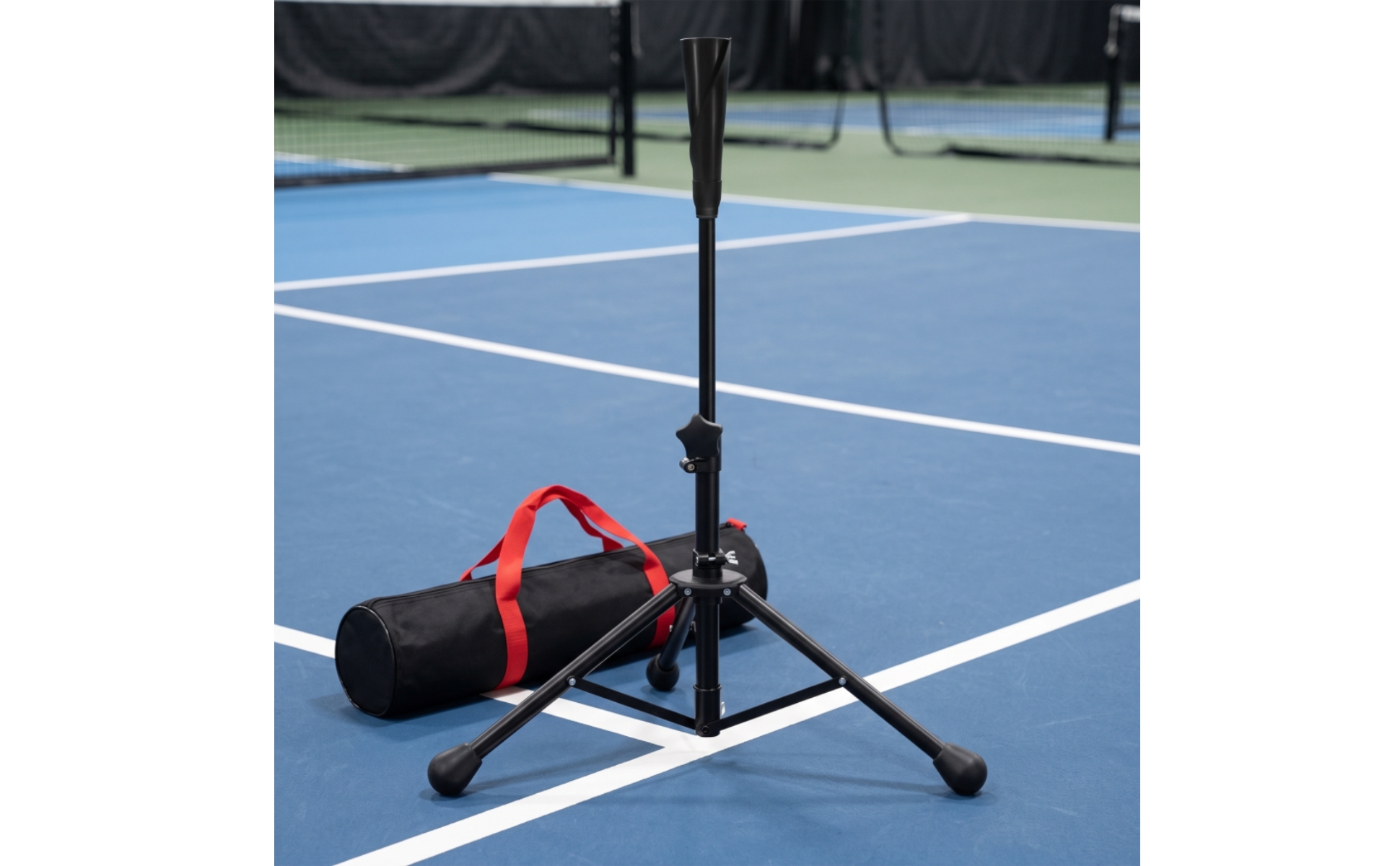 Backhand Flick Practice Aid Solo Pickleball Training Aid Adjustable-Height