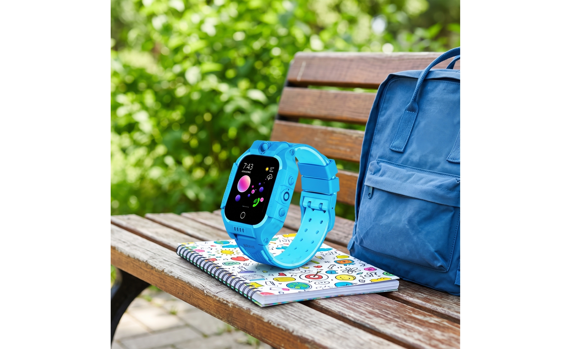 Kids Watch Water-Resistant Phone Watch Safety for Outdoor Play, School, Children