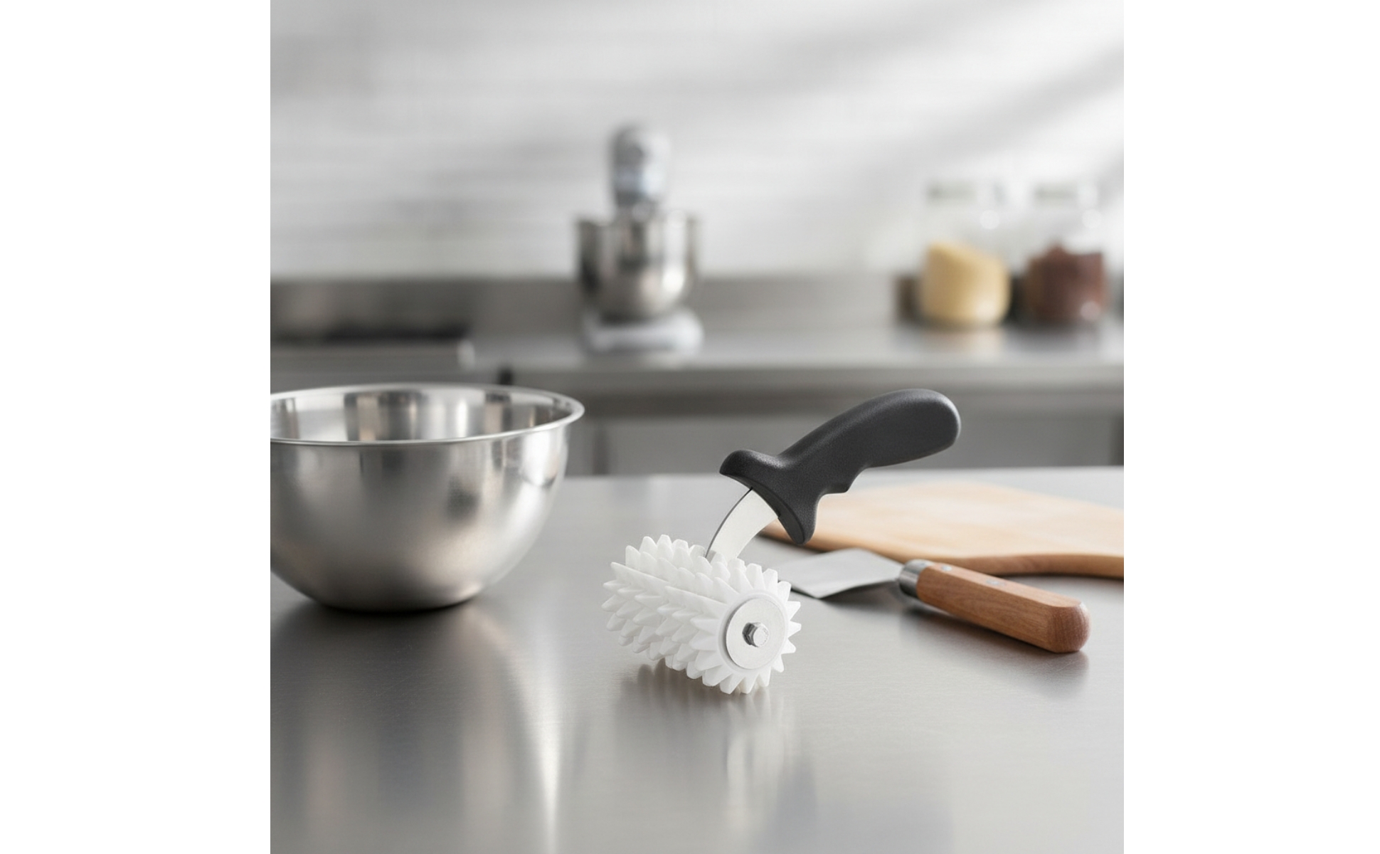 Teigstipproller Ergonomisch Stipproller Gleichmäßig für Küche, Bäckerei, Bäcker