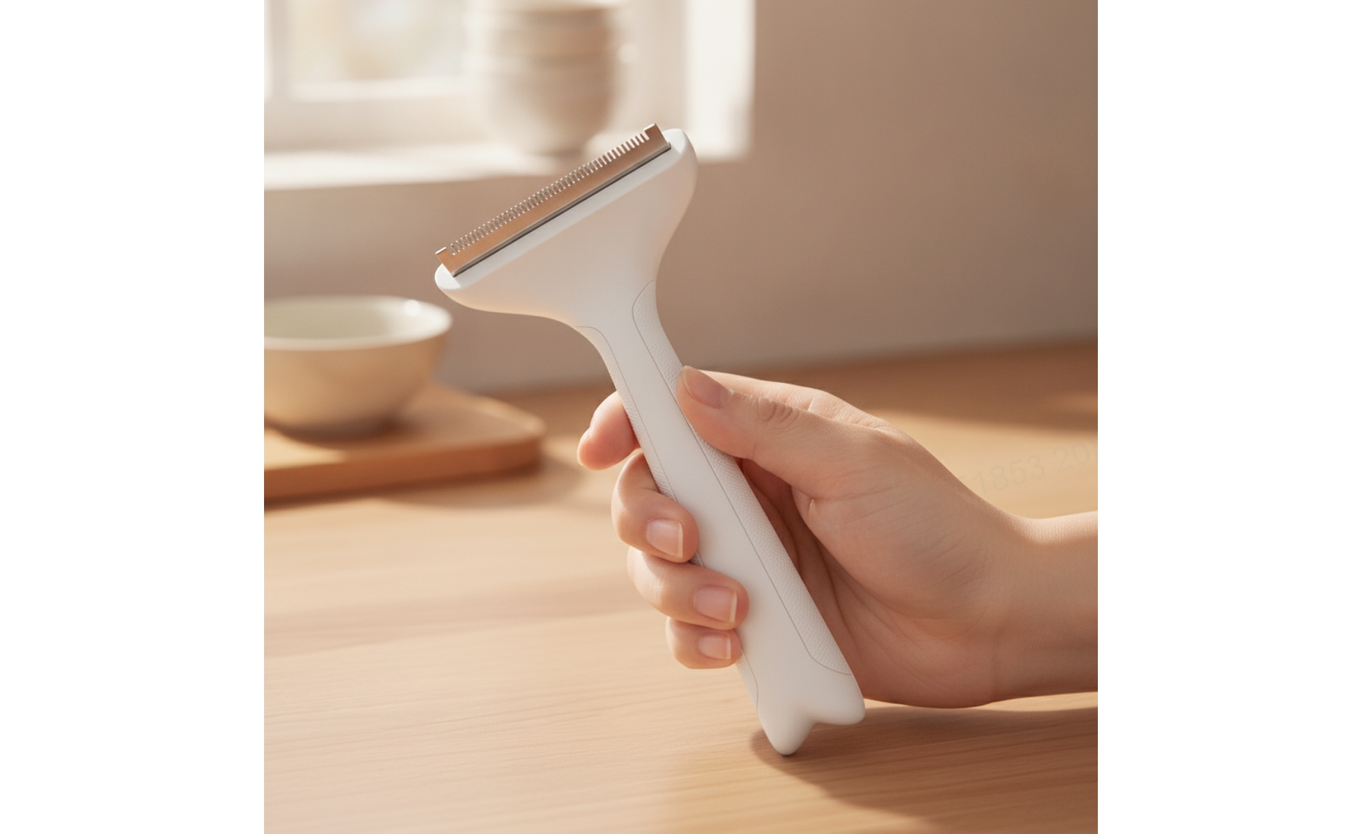 Deshedding Brush with Cleaning Button Single-Press Pet Brush with Cleaning