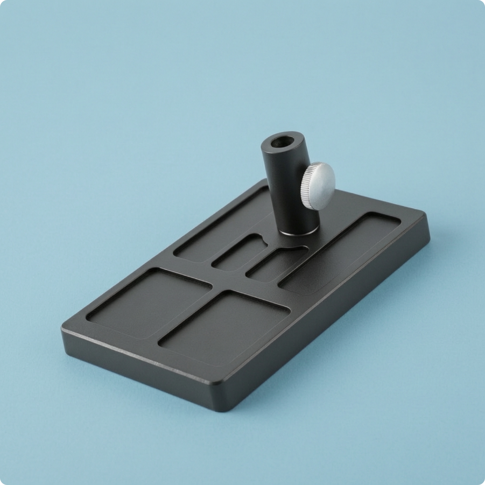 Fly Tying Pedestal Base Stable Hardware Compact for Anglers