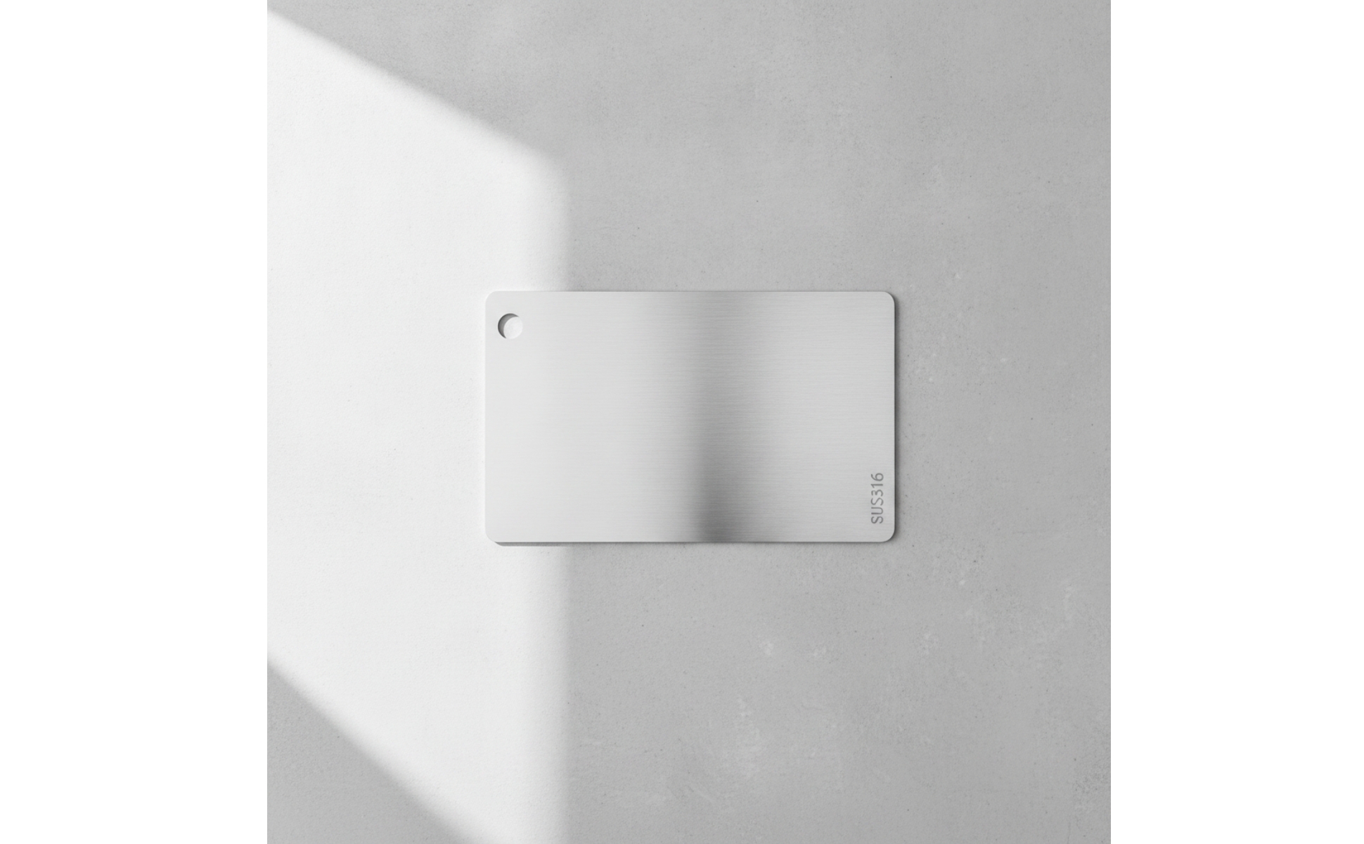 Stainless Steel Board Compact Metal Board Slim for Minimalists