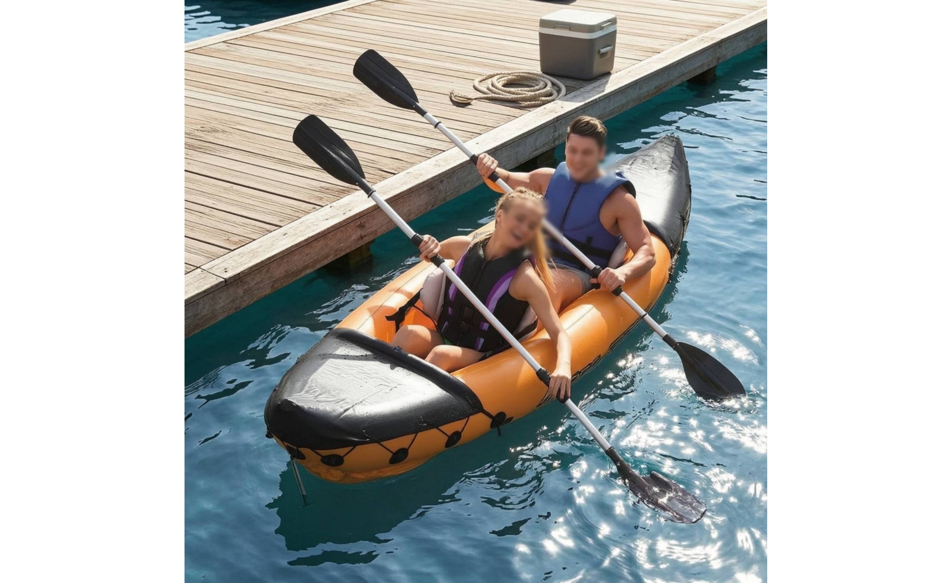 4 Pieces Paddle Holder with Strap Matte Black Marine Pole Cradle Compact