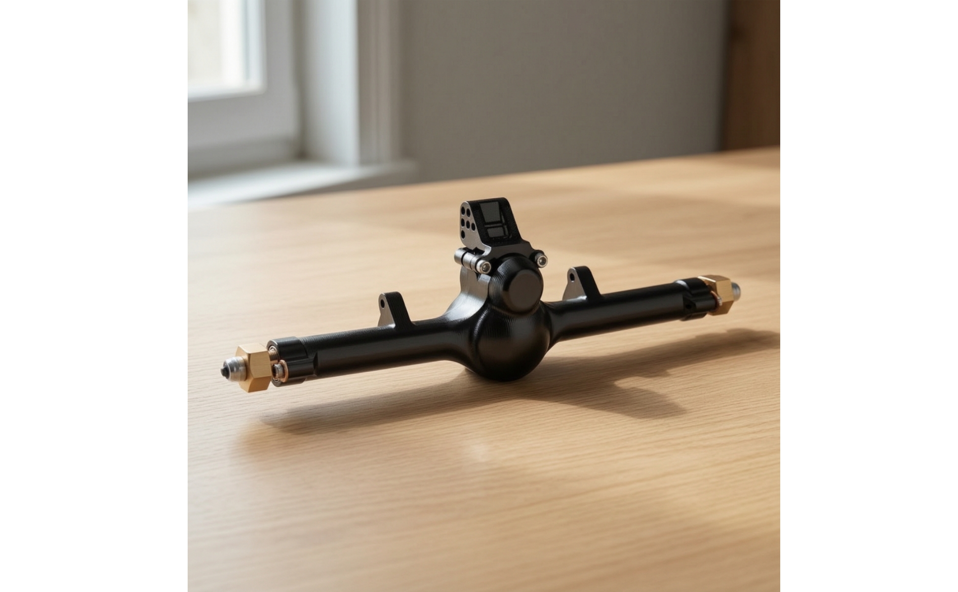 2 Pieces SCX24 Axle Pair CNC-Machined Axle Assembly with Aluminum