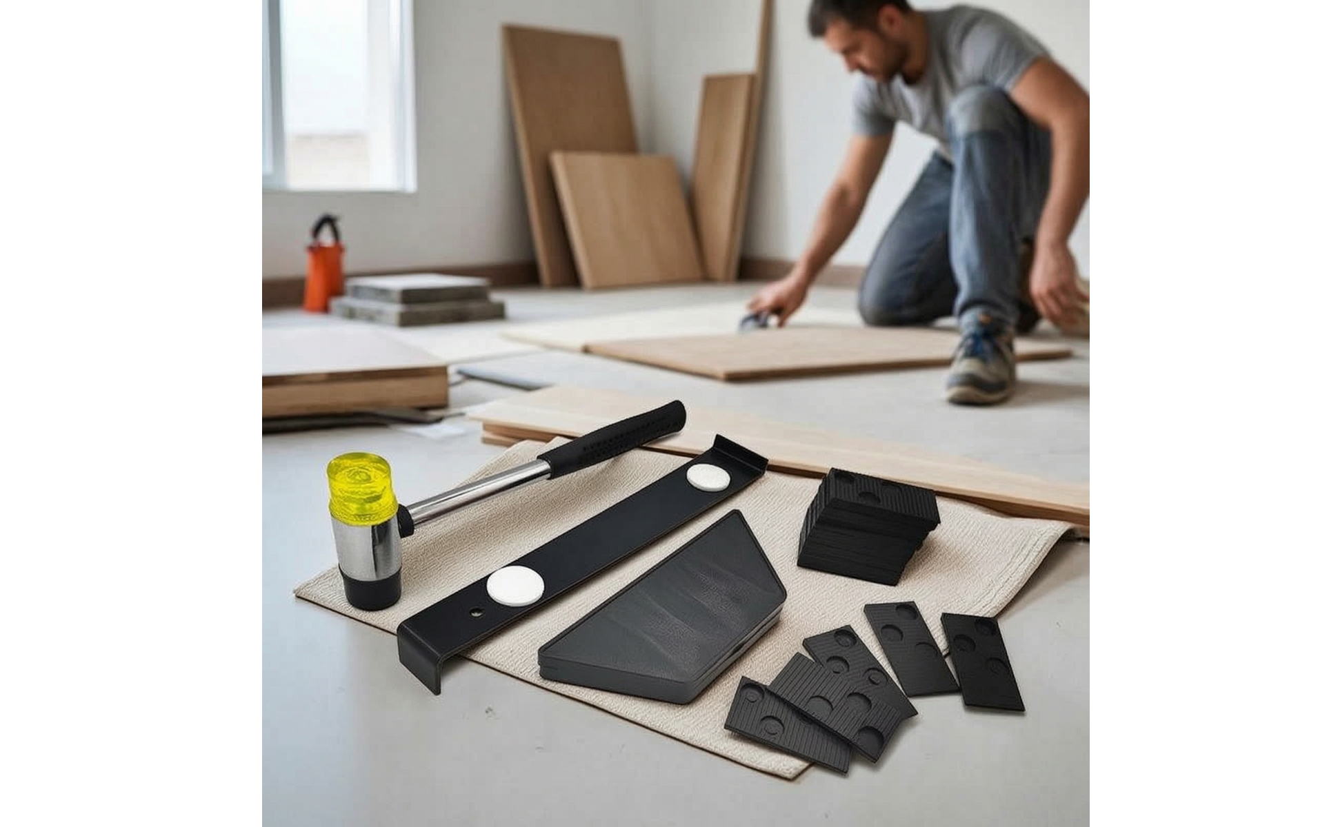 Flooring Installation Tool Kit Allall-in-One Wood Floor Installation Kit